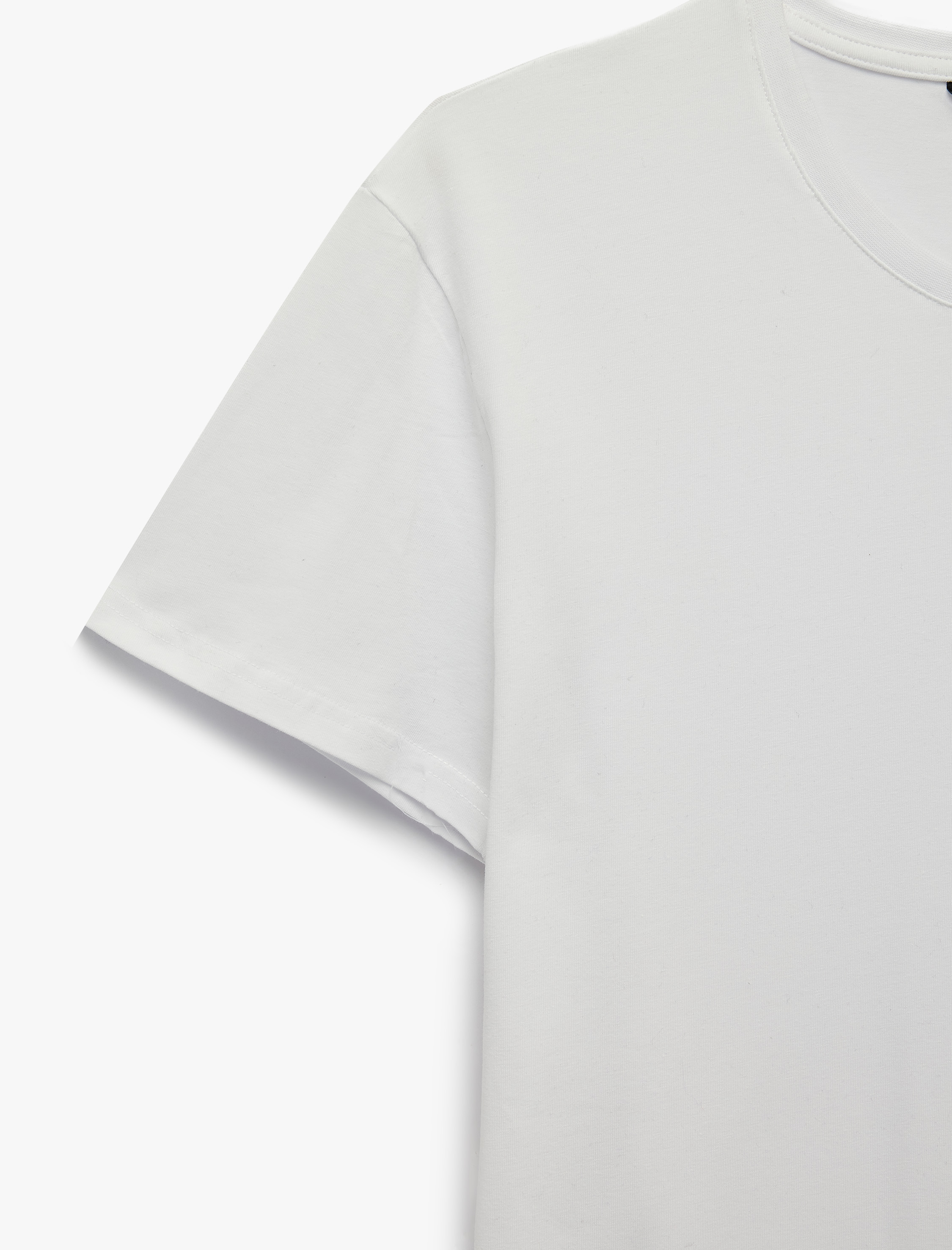   Kısa Kollu Bisiklet Yaka Basic Slim Fit Tişört