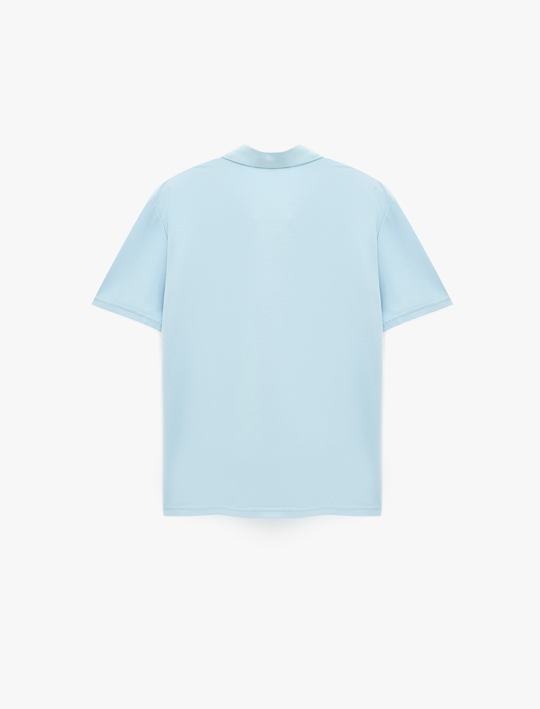   Pamuklu Pike Kumaş Regular Fit Kısa Kollu Polo Yaka Tişört