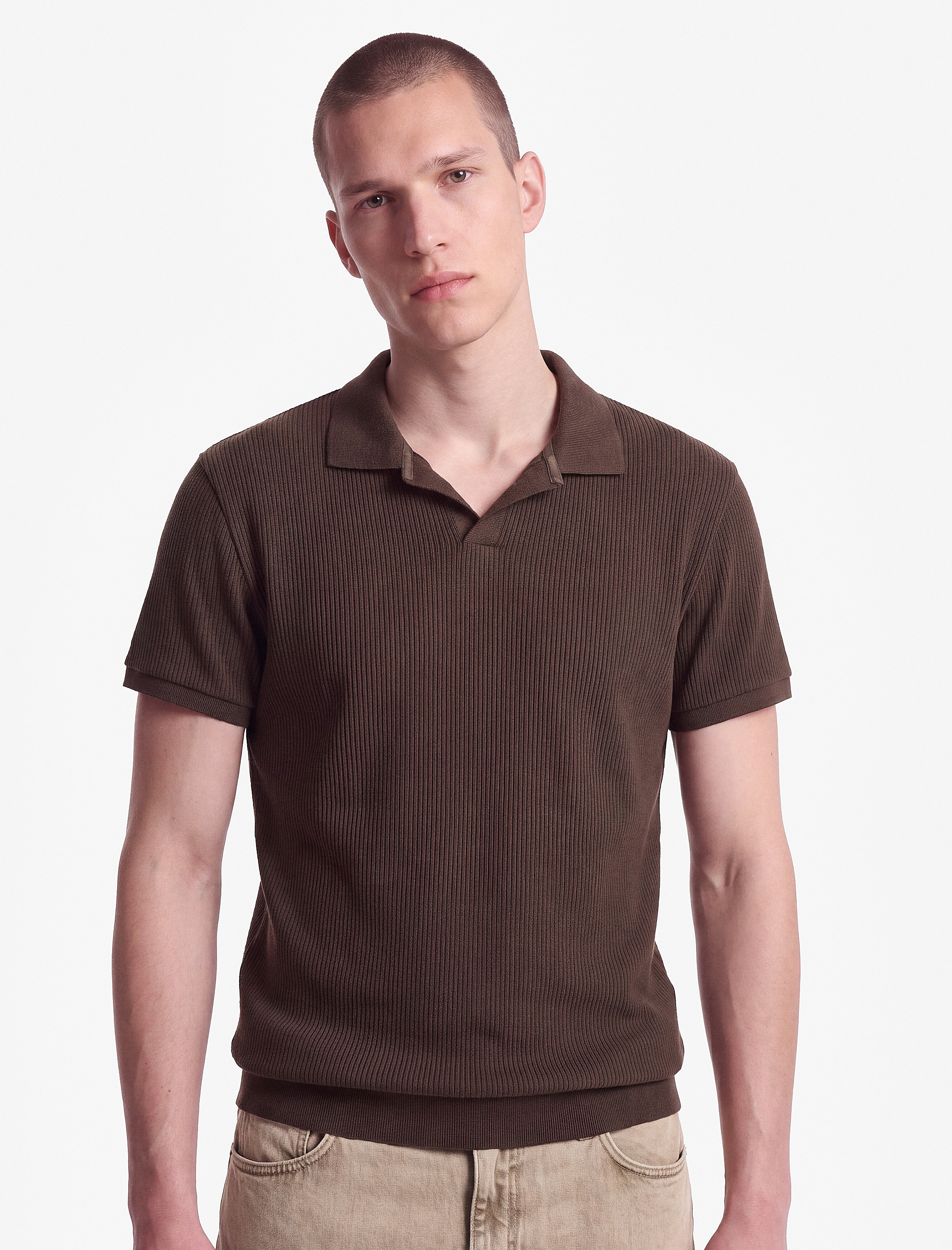   Regular Fit Kısa Kollu Pamuklu Polo Yaka Tişört