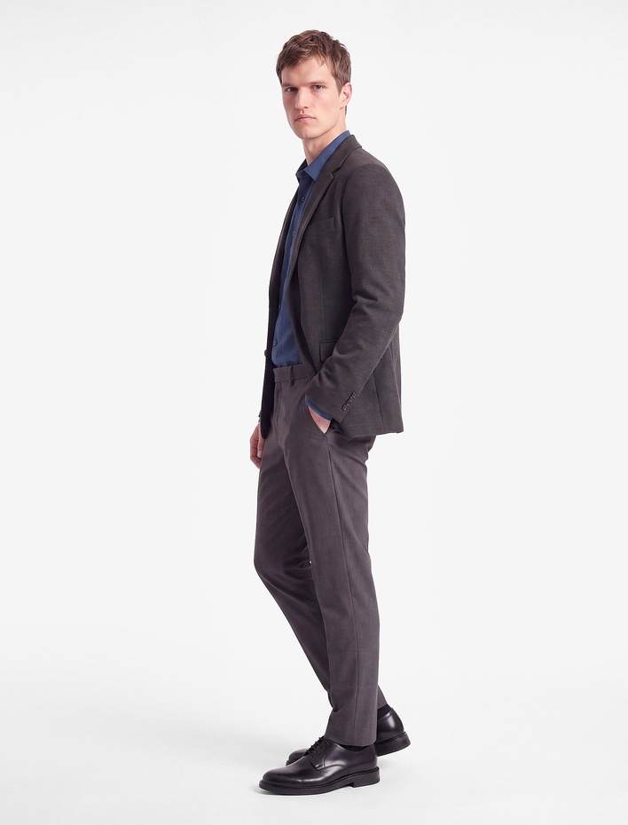  Viskon Cepli Slim Fit Pileli Kumaş Pantolon
