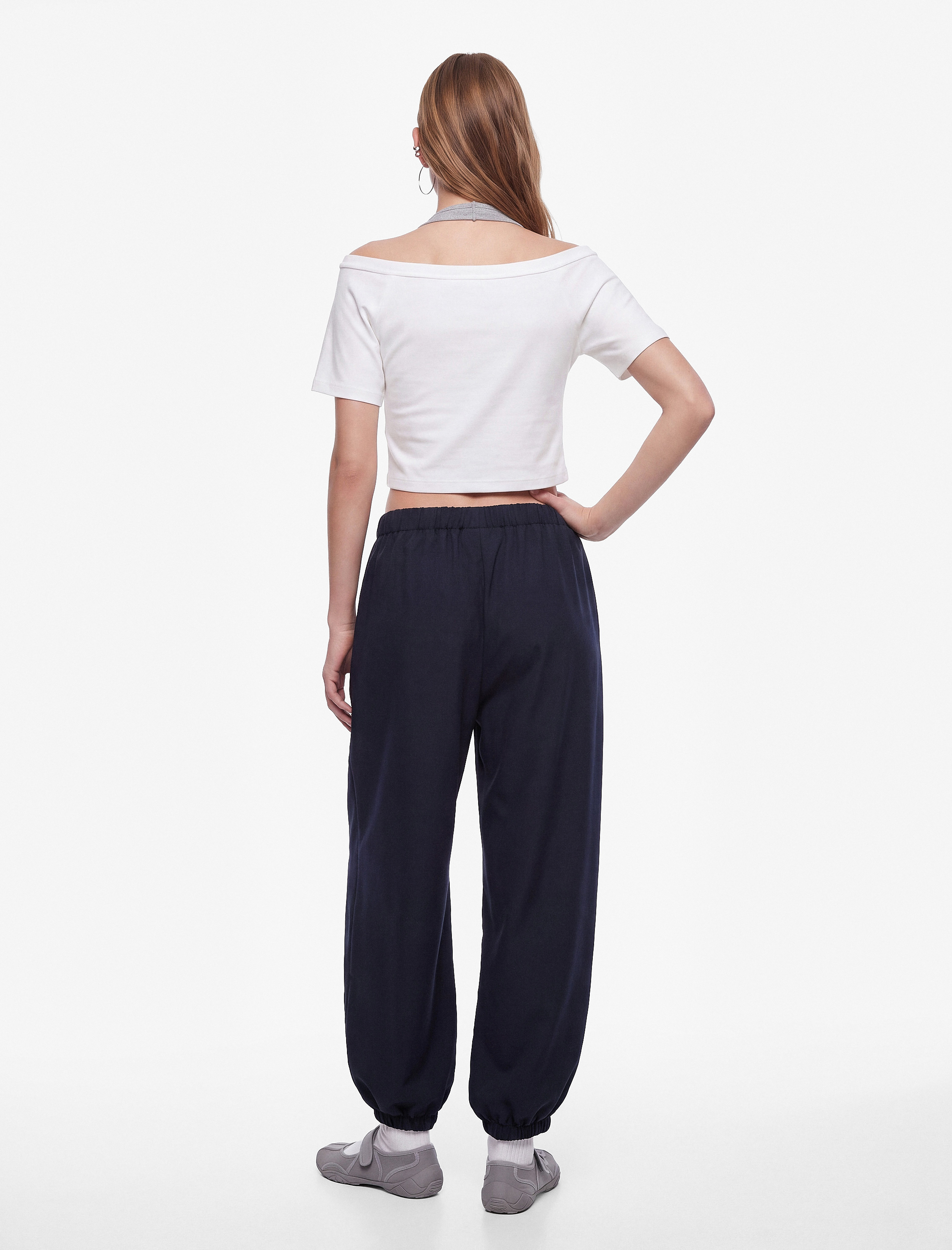   Beli Lastikli Cepli Bol Kesim Harem Pantolon