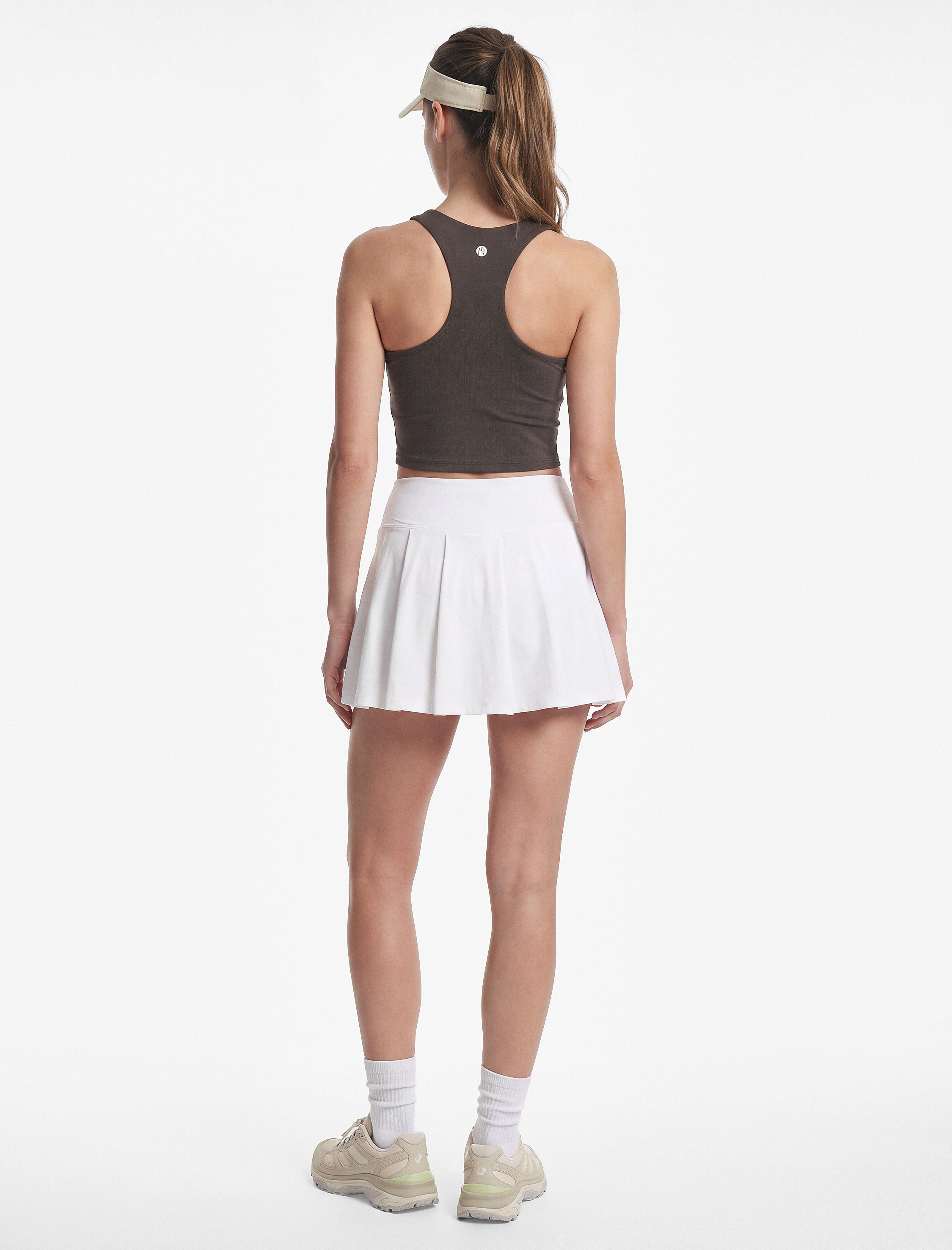   Slim Fit Kaplı U Yaka Kolsuz Sporcu Sütyeni