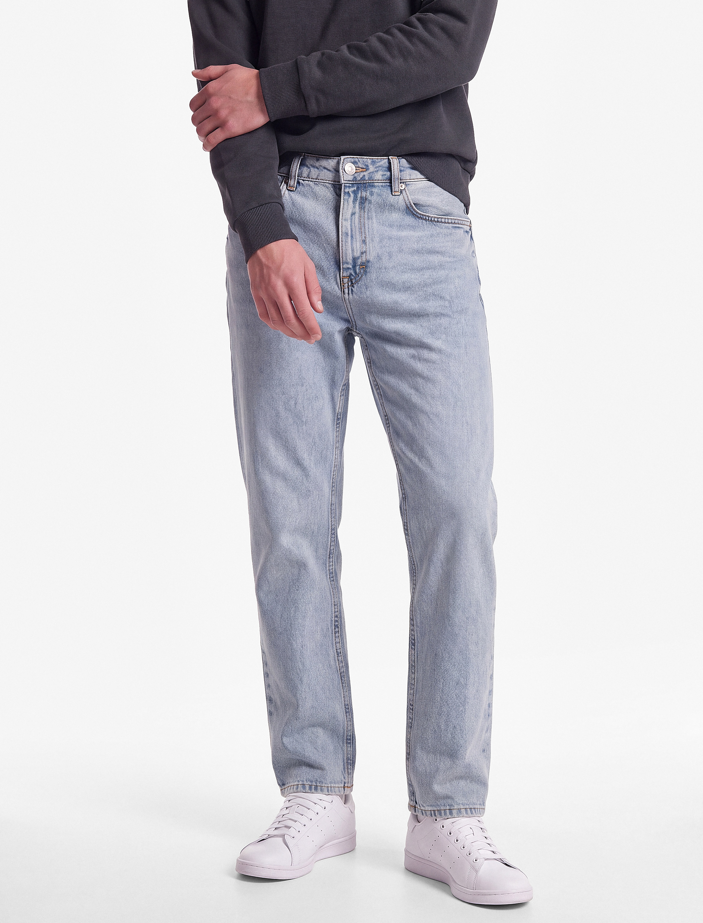   Pamuklu Normal Bel Cepli Straight Fit Jean Pantolon - Mark Jean
