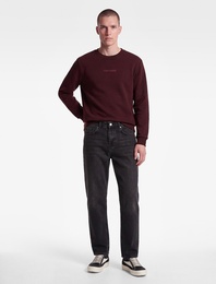Normal Bel Cepli Pamuklu Vintage Straight Fit Jean Pantolon