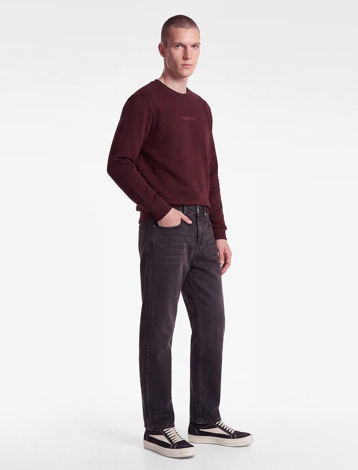  Normal Bel Cepli Pamuklu Vintage Straight Fit Jean Pantolon