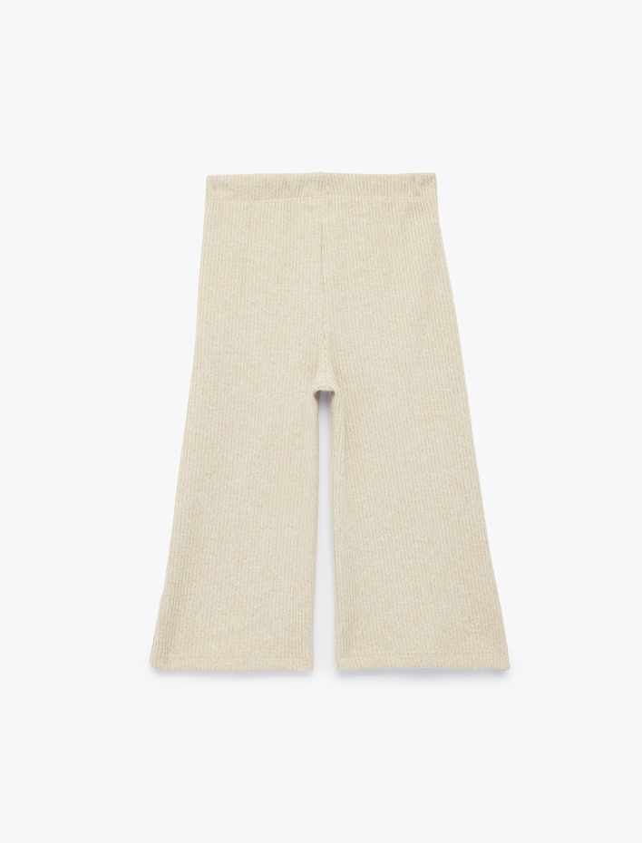 Kız Bebek Kaşkorse Fiyonklu Beli Lastikli Basic Pantolon
