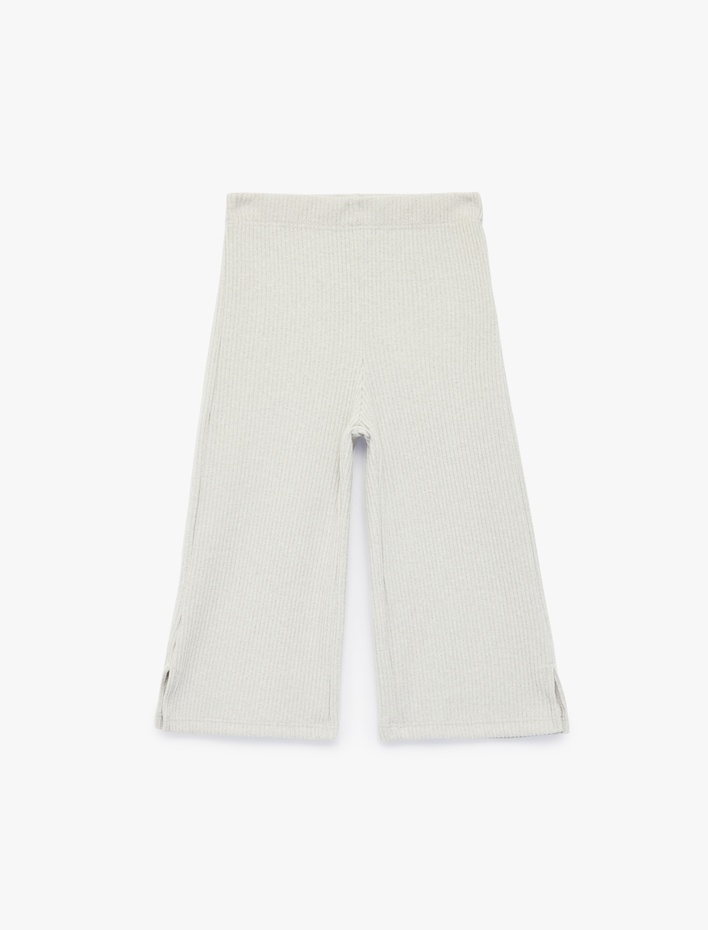 Kız Bebek Kaşkorse Fiyonklu Beli Lastikli Basic Pantolon