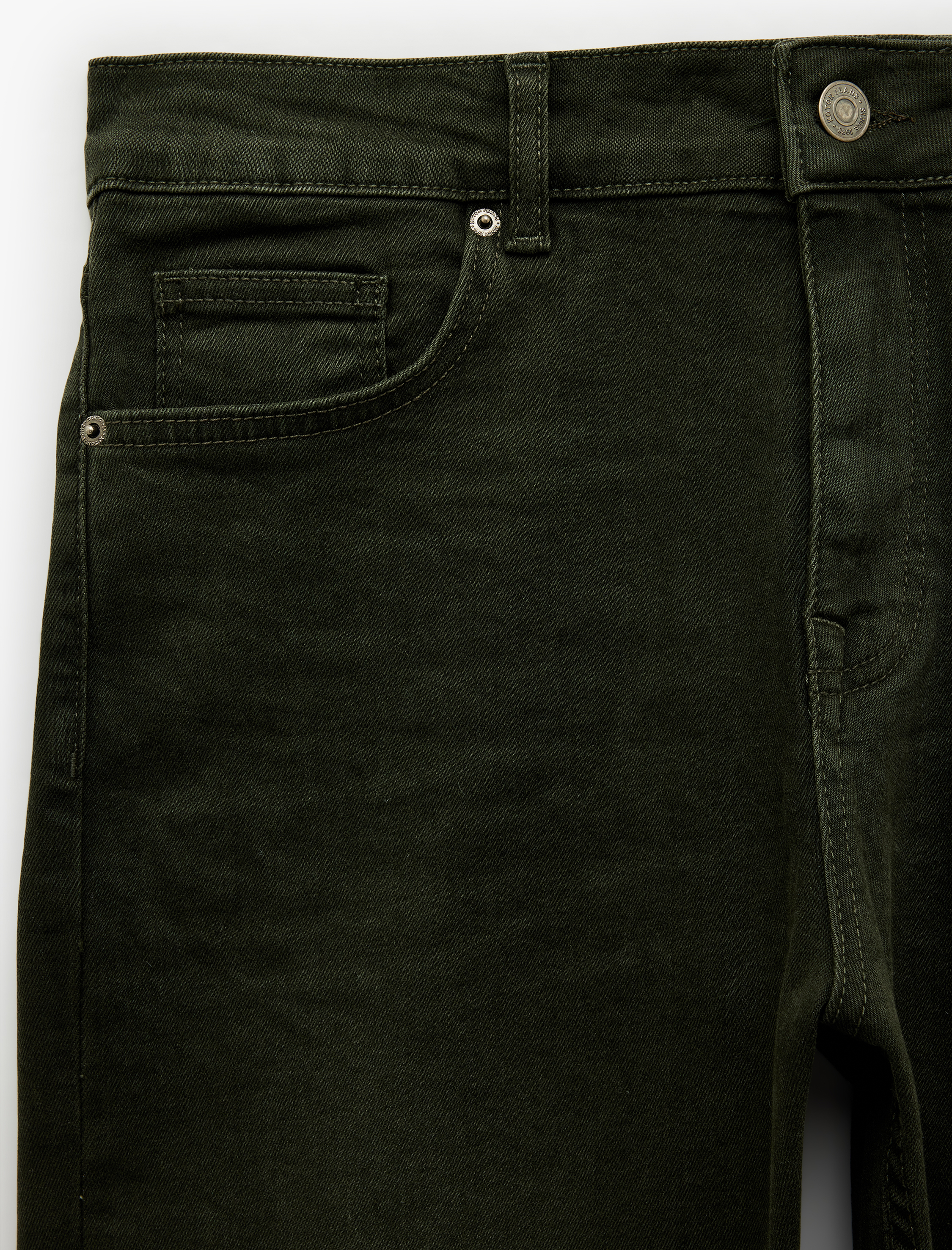   Pamuklu 5 Cepli Normal Bel Slim Fit Jean Pantolon - Brad Jean
