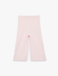 Kaşkorse Fiyonklu Beli Lastikli Basic Pantolon