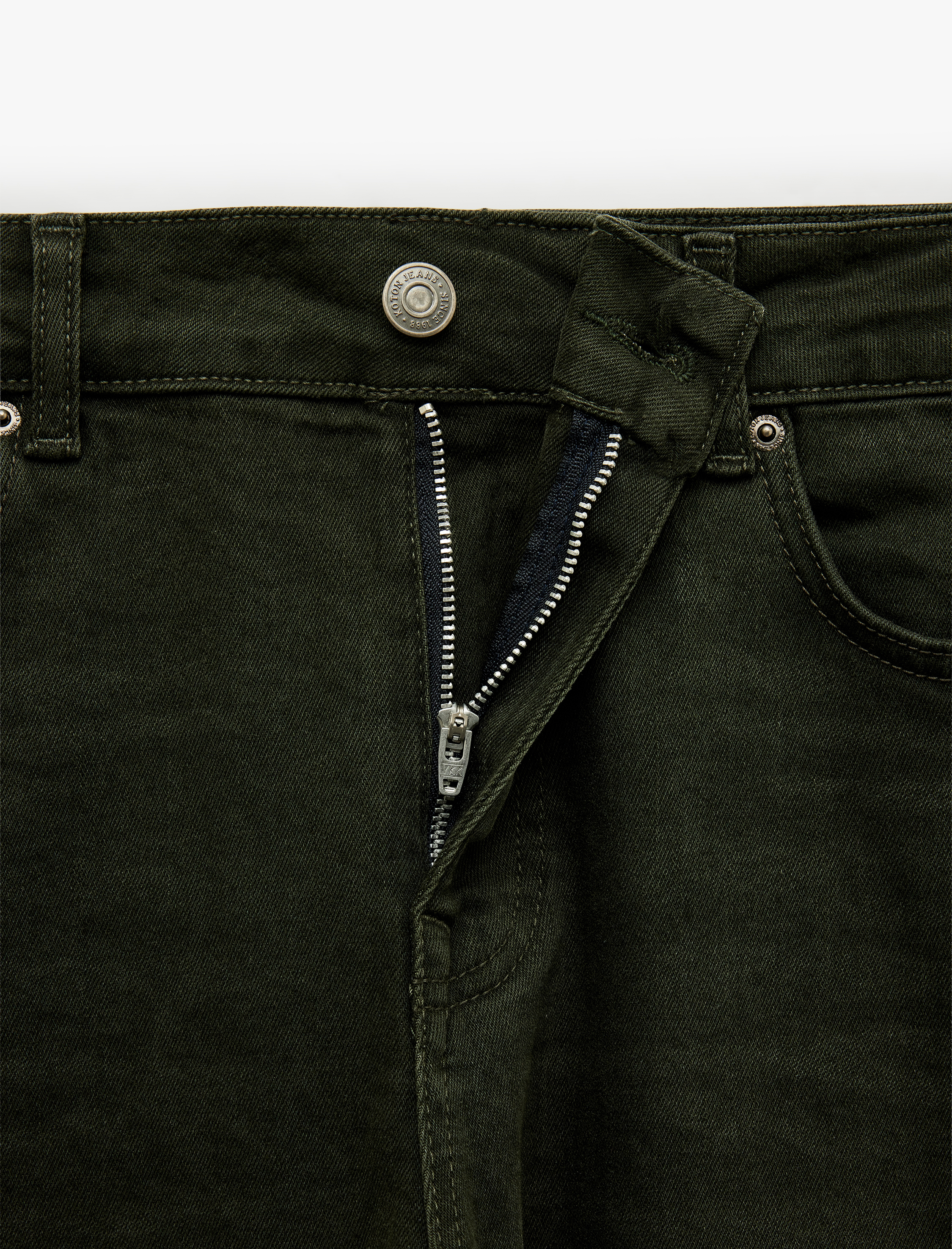   Pamuklu 5 Cepli Normal Bel Slim Fit Jean Pantolon - Brad Jean