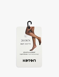 20 Den Mat Külotlu Çorap