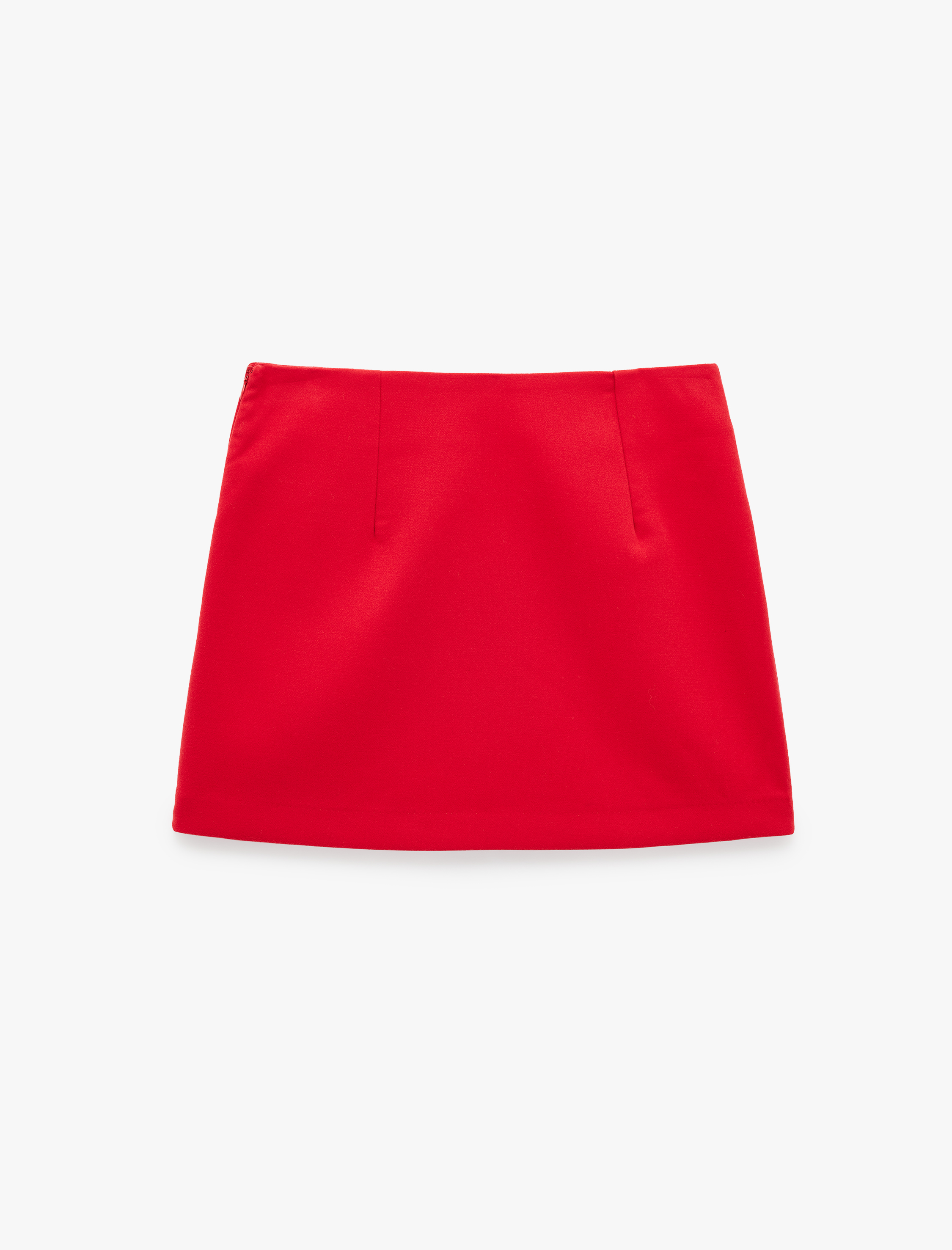   A Kesim Mini Kaşe Etek