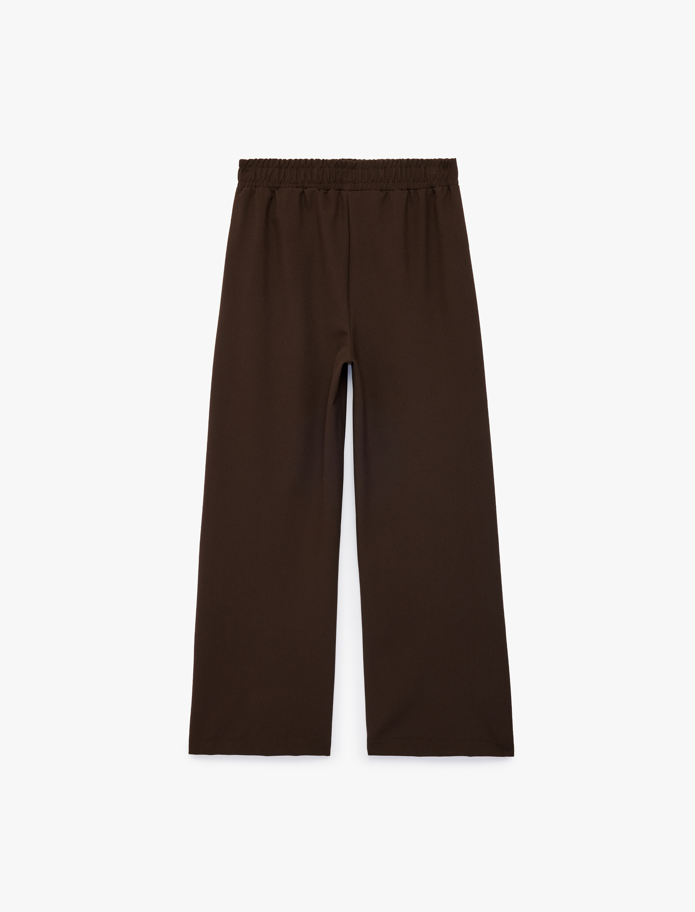  Kız Çocuk Beli BağlamalıBol Kesim Geniş Paça Pantolon