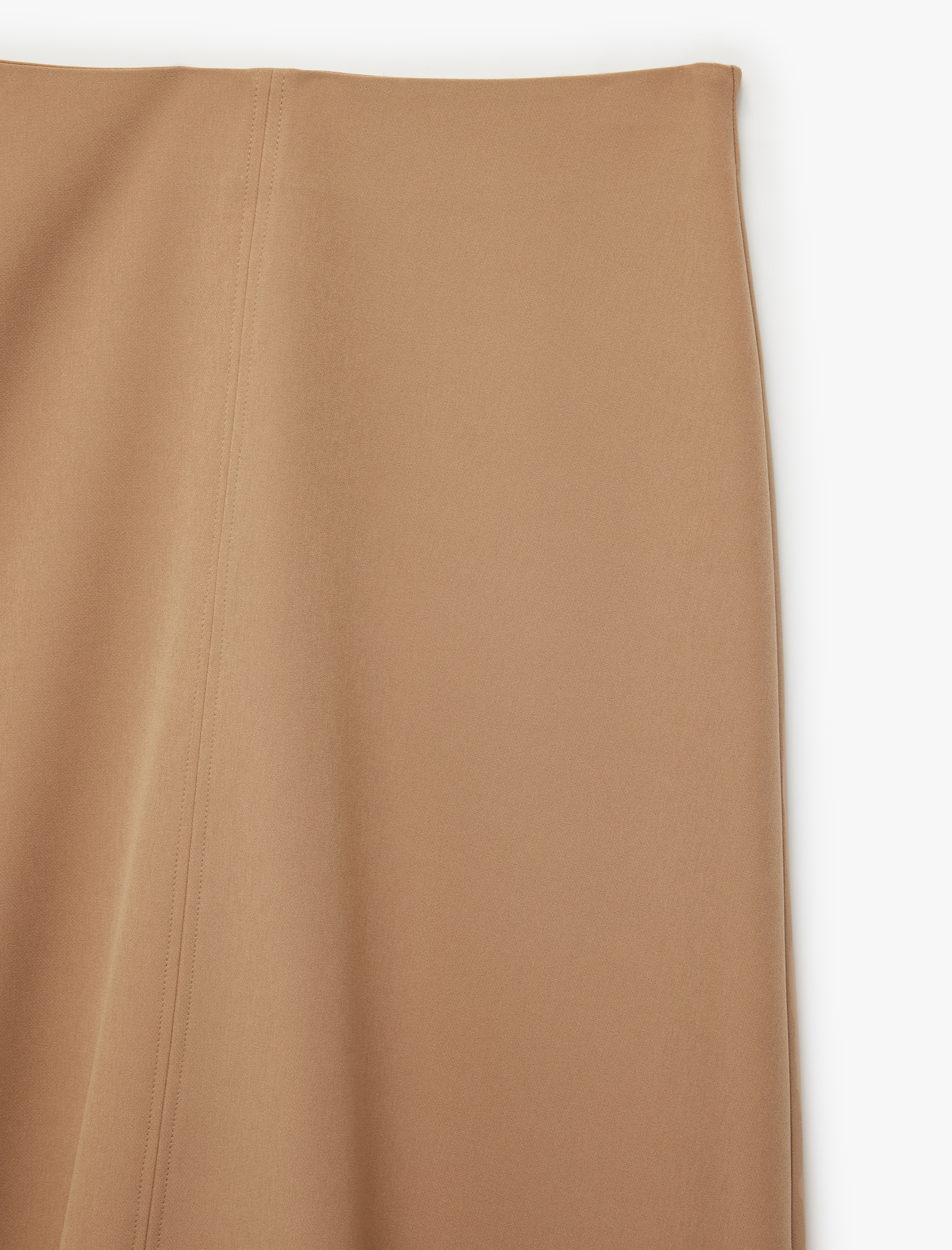   Yüksek Bel Regular Fit Kloş Maxi Etek