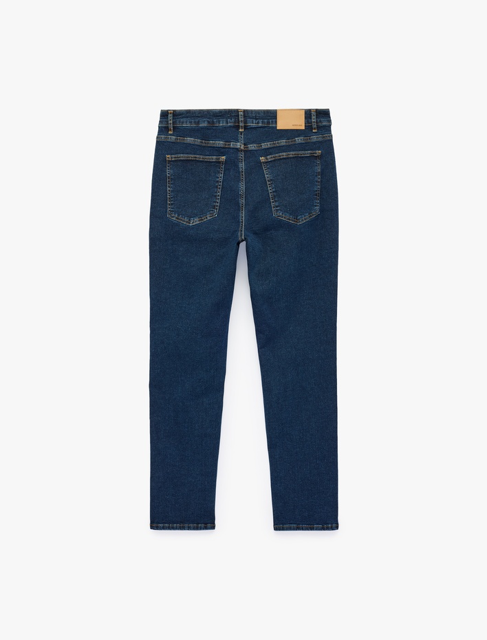  Normal Bel Cepli Pamuklu Slim Fit Jean Pantolon - Slim Fit Brad Jeans