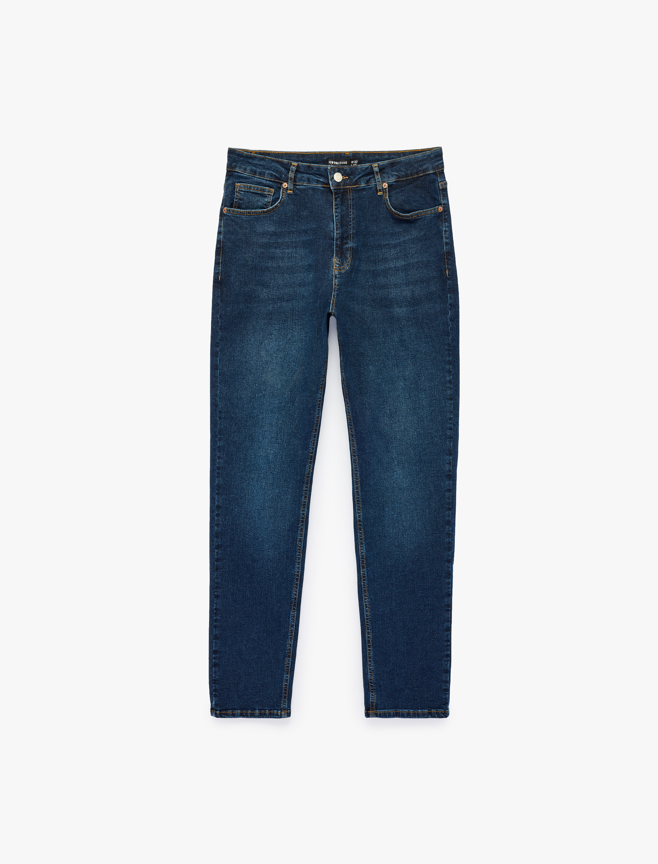   Normal Bel Cepli Pamuklu Slim Fit Jean Pantolon - Slim Fit Brad Jeans