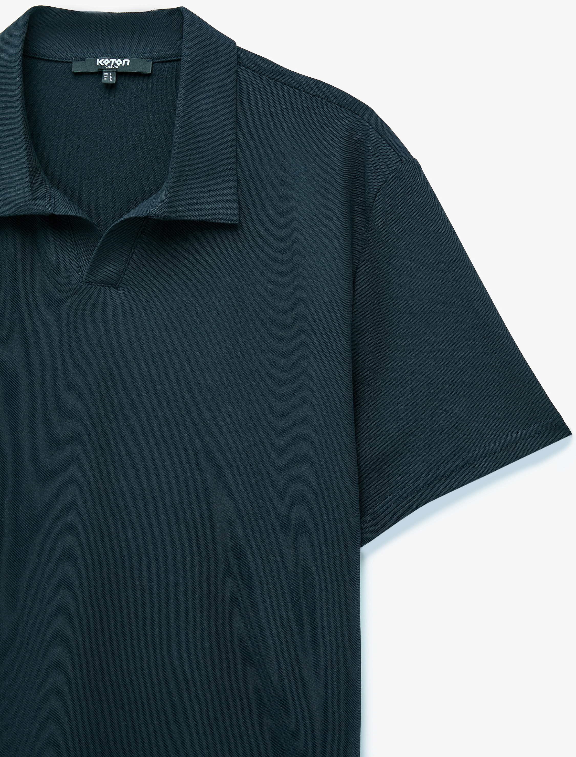   Pamuklu Pike Kumaş Regular Fit Kısa Kollu Polo Yaka Tişört