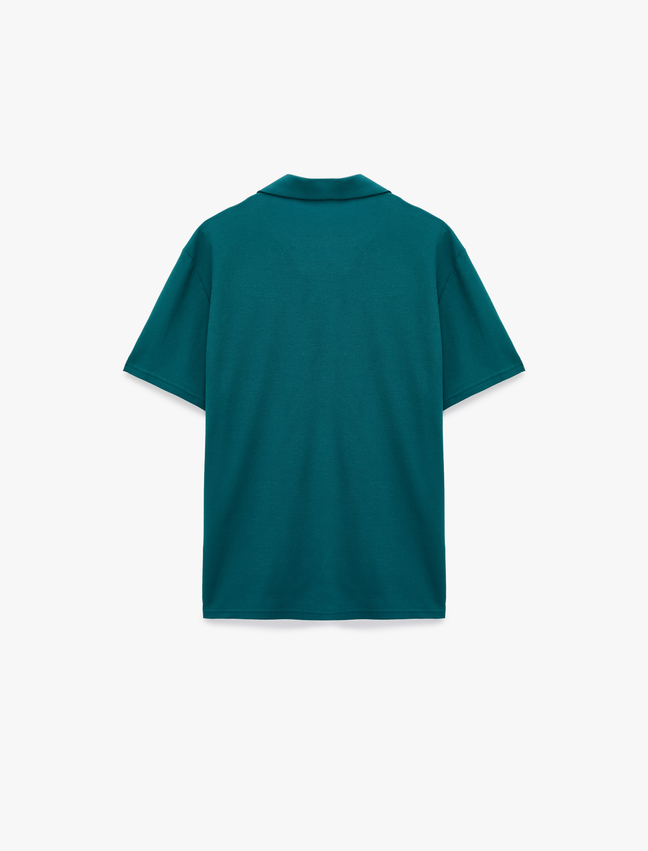   Pamuklu Pike Kumaş Regular Fit Kısa Kollu Polo Yaka Tişört