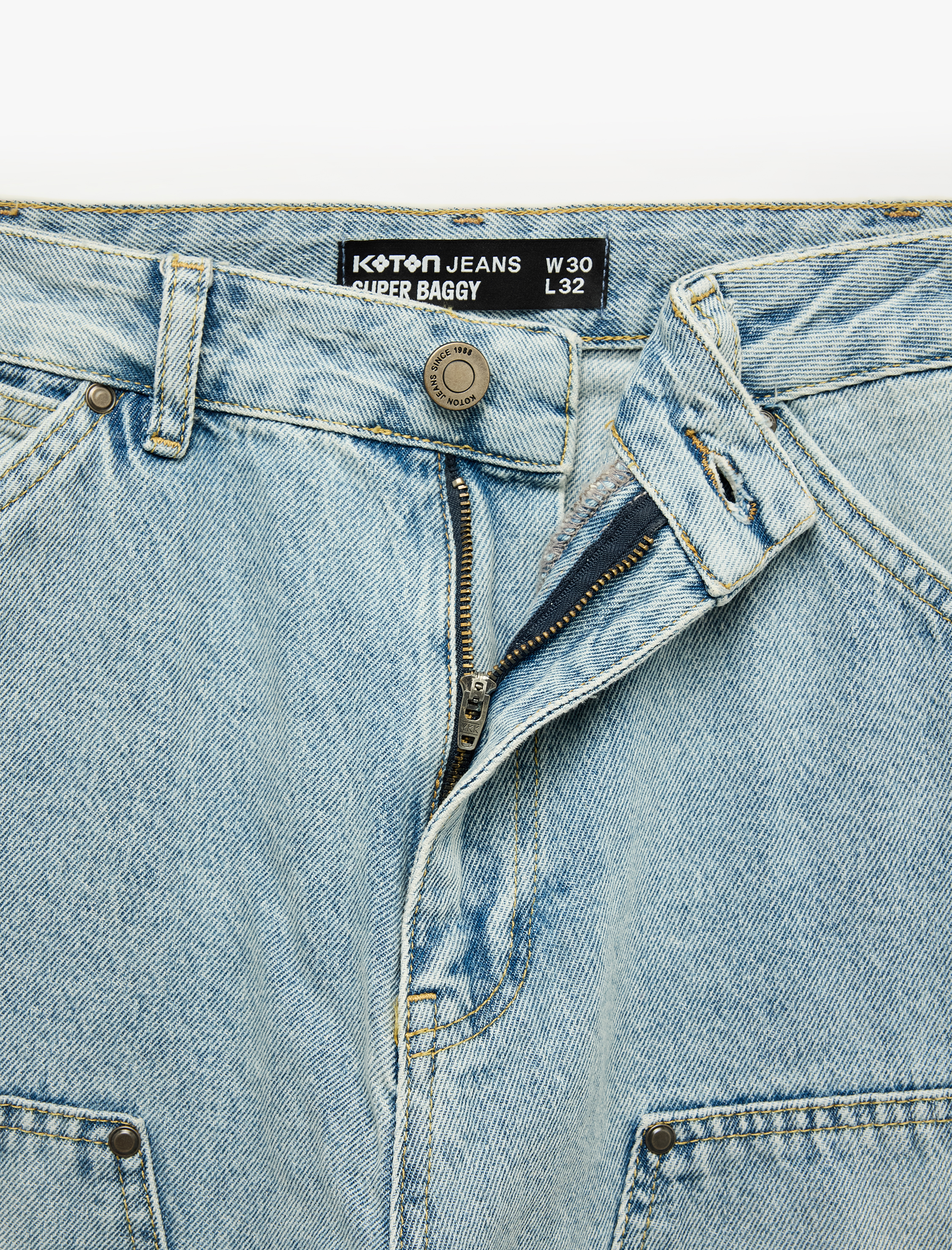   Cepli Pamuklu Normal Paça Oversize Super Baggy Pantolon