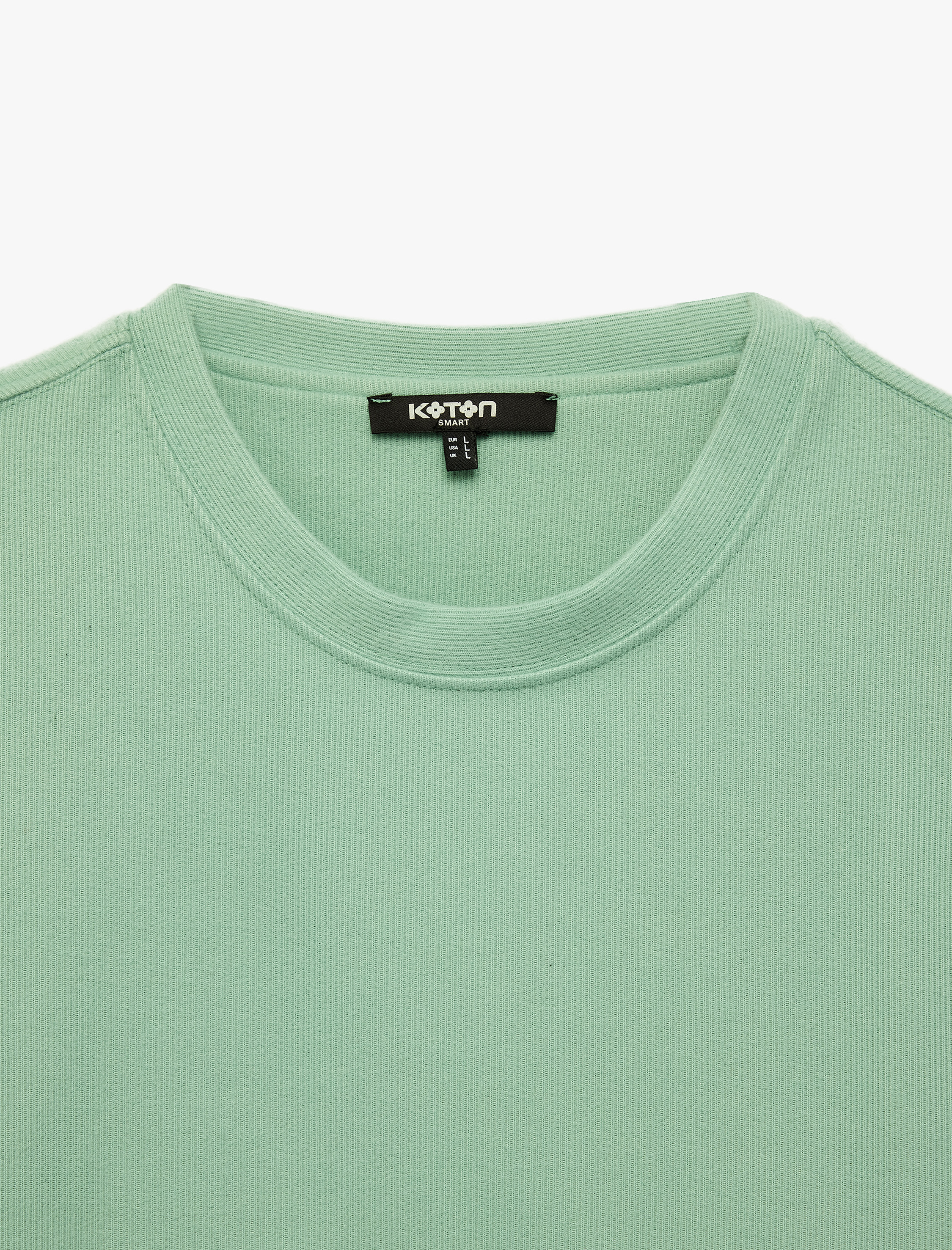   Uzun Kollu Bisiklet Yaka Basic Sweatshirt