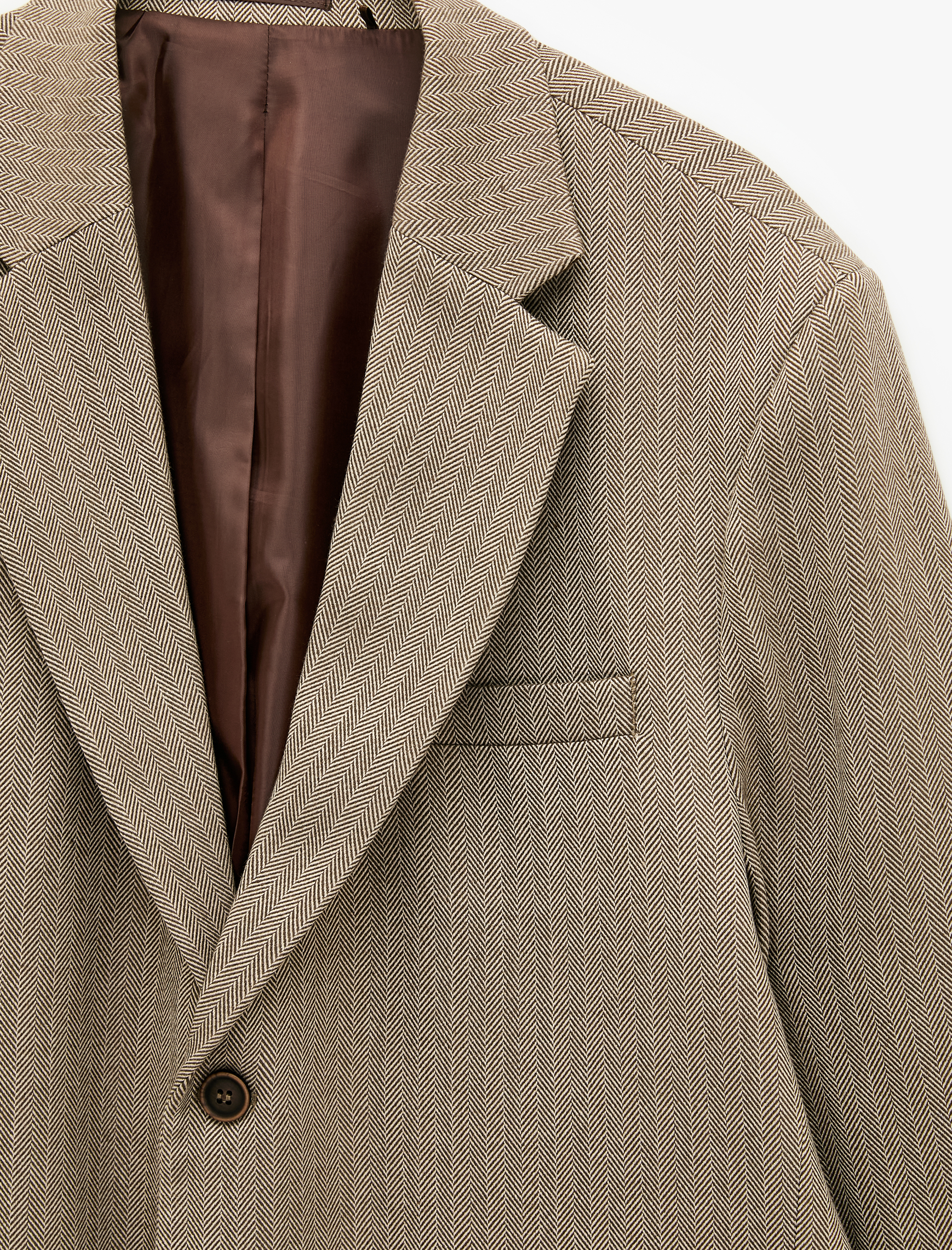   Uzun Kollu Kapaklı Cepli Düğmeli Kruvaze Yaka Blazer Ceket