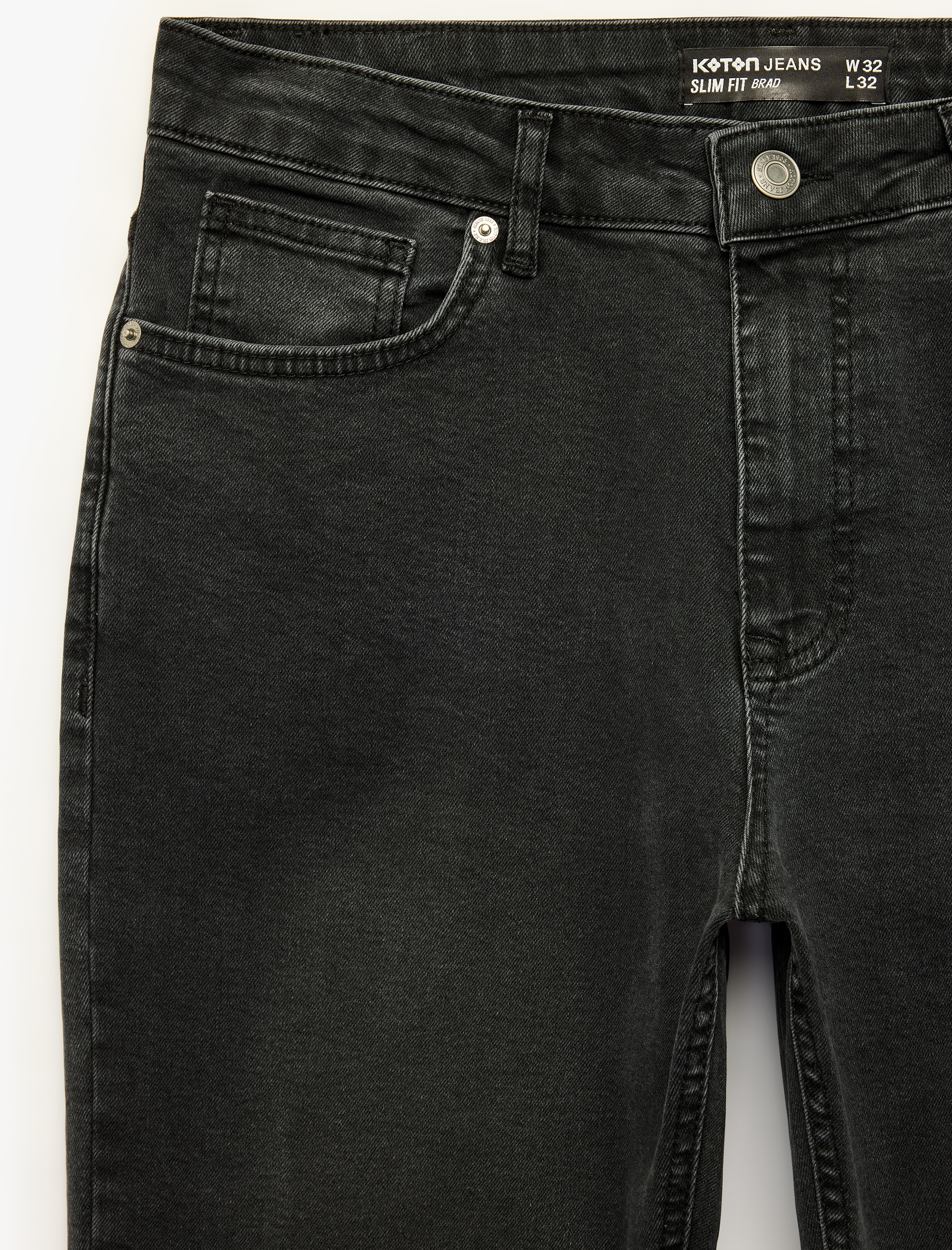   Pamuklu Normal Bel 5 Cepli Slim Fit Jean Pantolon - Brad Jean