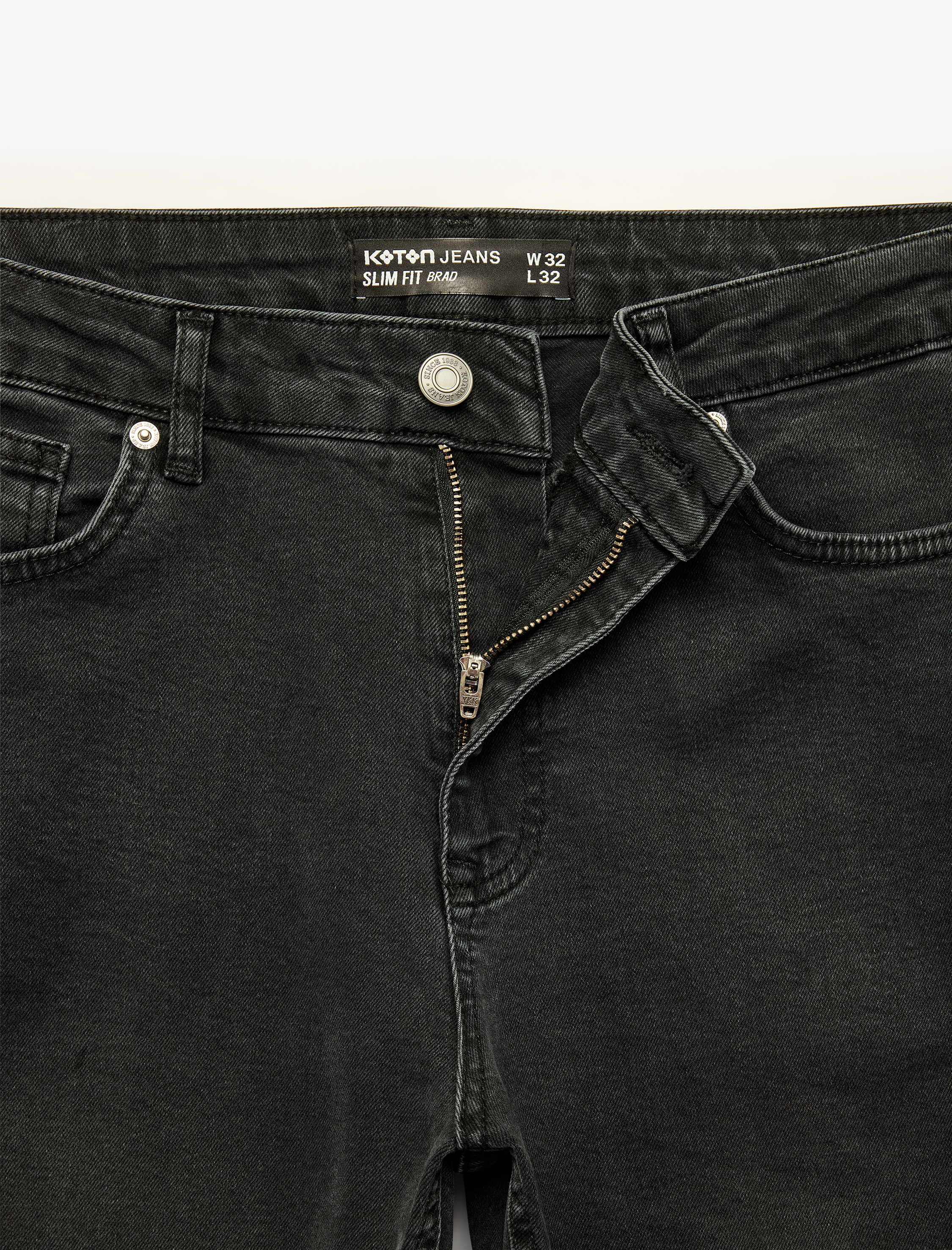   Pamuklu Normal Bel 5 Cepli Slim Fit Jean Pantolon - Brad Jean