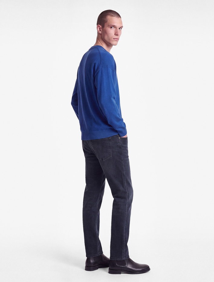  Rahat Kalıp Uzun Kollu Bisiklet Yaka Triko Kazak