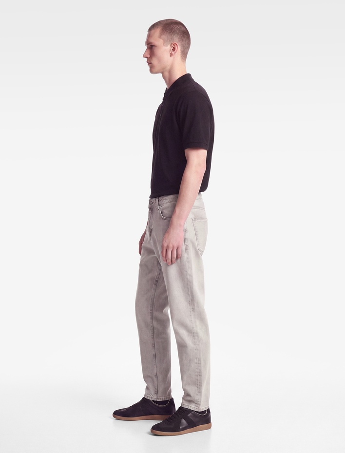  Normal Bel Pamuklu Vintage Straight Jean Pantolon
