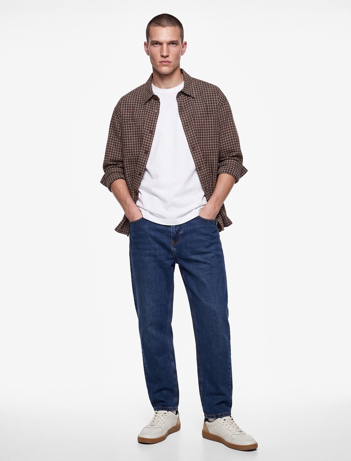  Normal Bel Pamuklu Regular Fit Tapered Jean Pantolon- Joe Jean