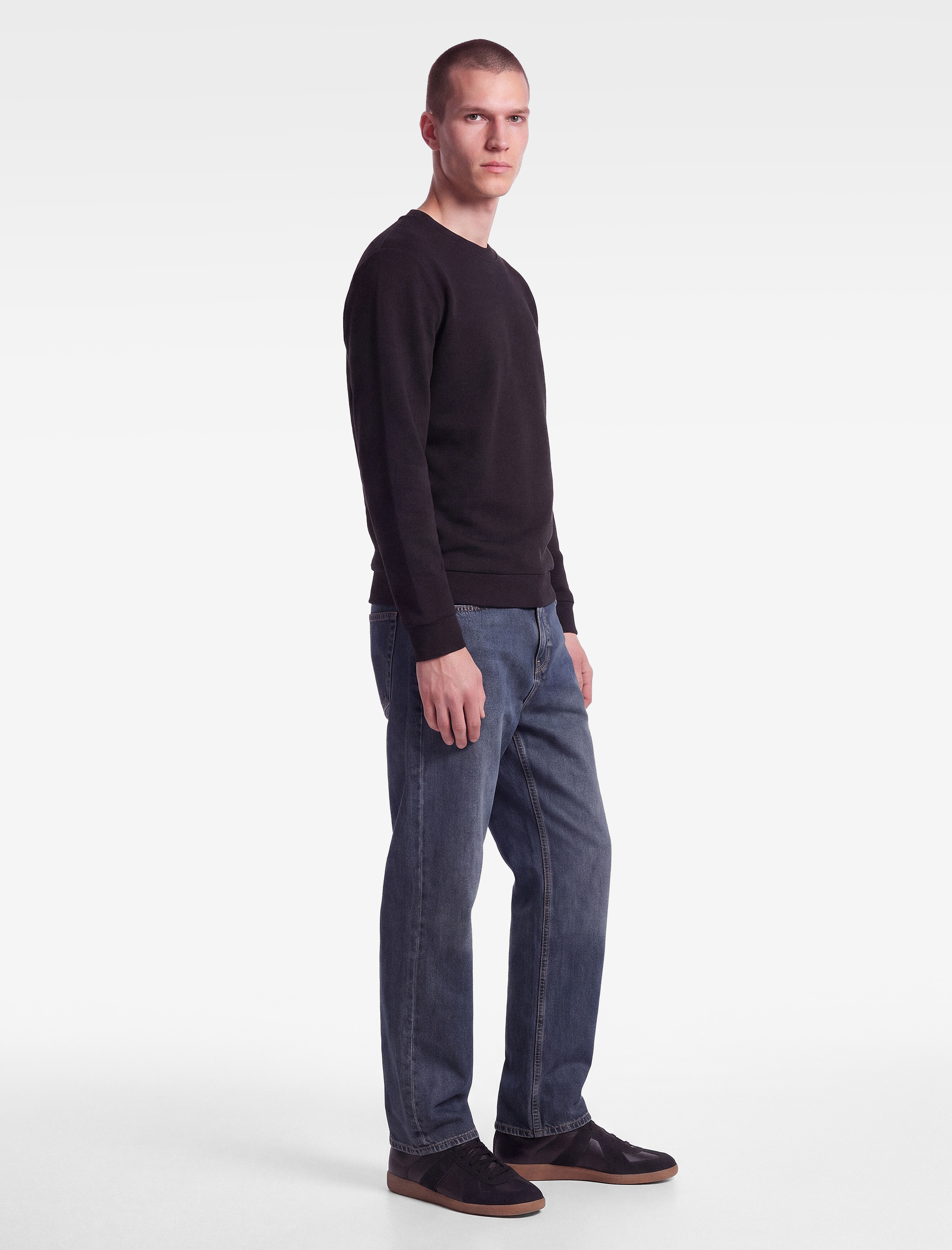   Oversize Pamuklu 5 Cepli Baggy Jean Pantolon