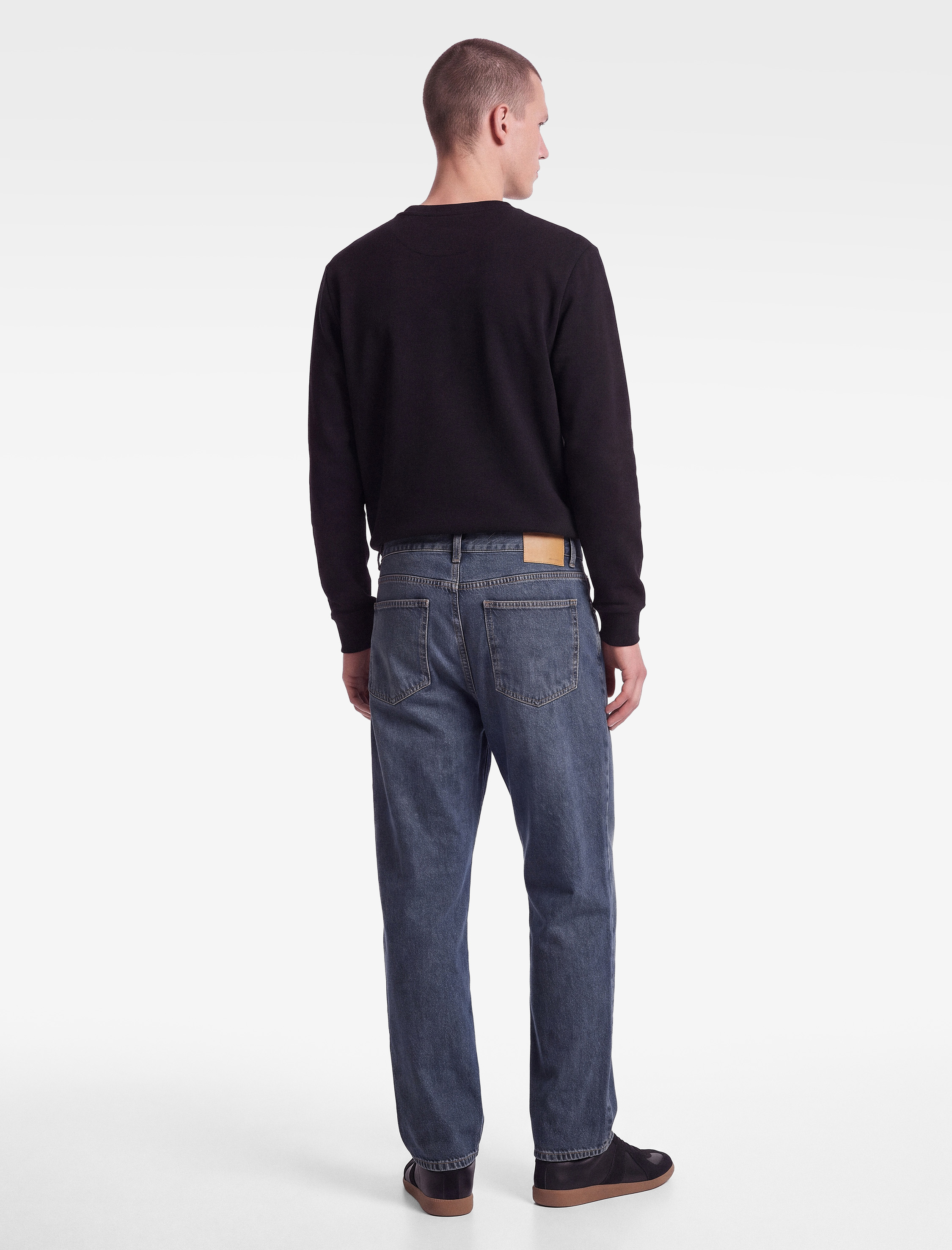   Oversize Pamuklu 5 Cepli Baggy Jean Pantolon