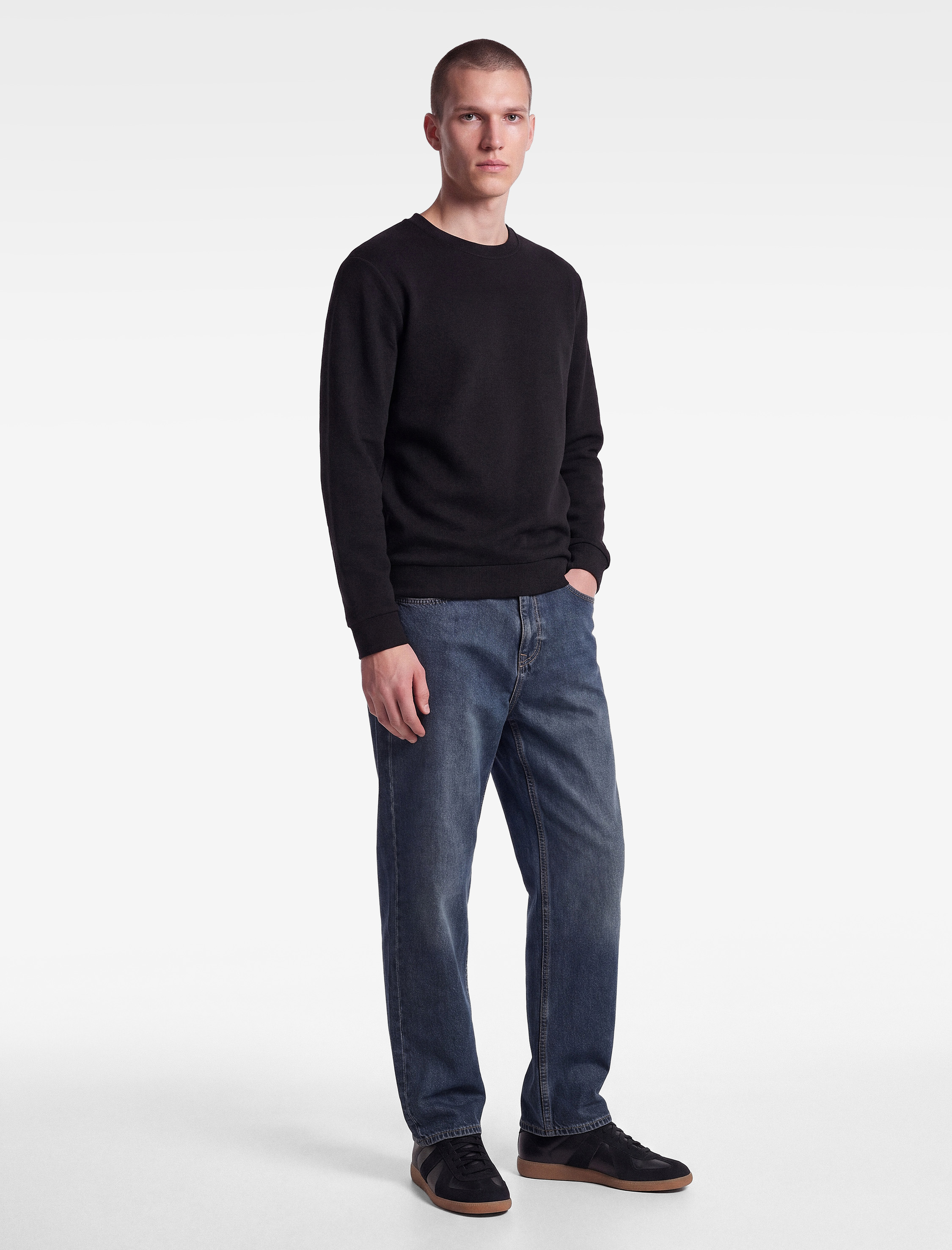   Oversize Pamuklu 5 Cepli Baggy Jean Pantolon