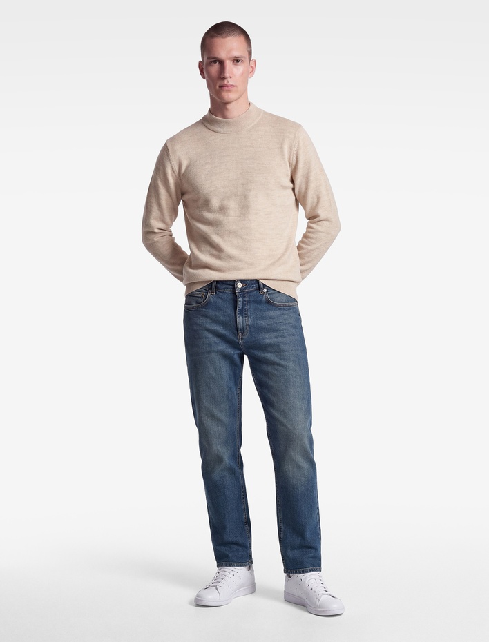  Normal Bel Cepli Pamuklu Straight Fit Jean Pantolon - Mark Jean