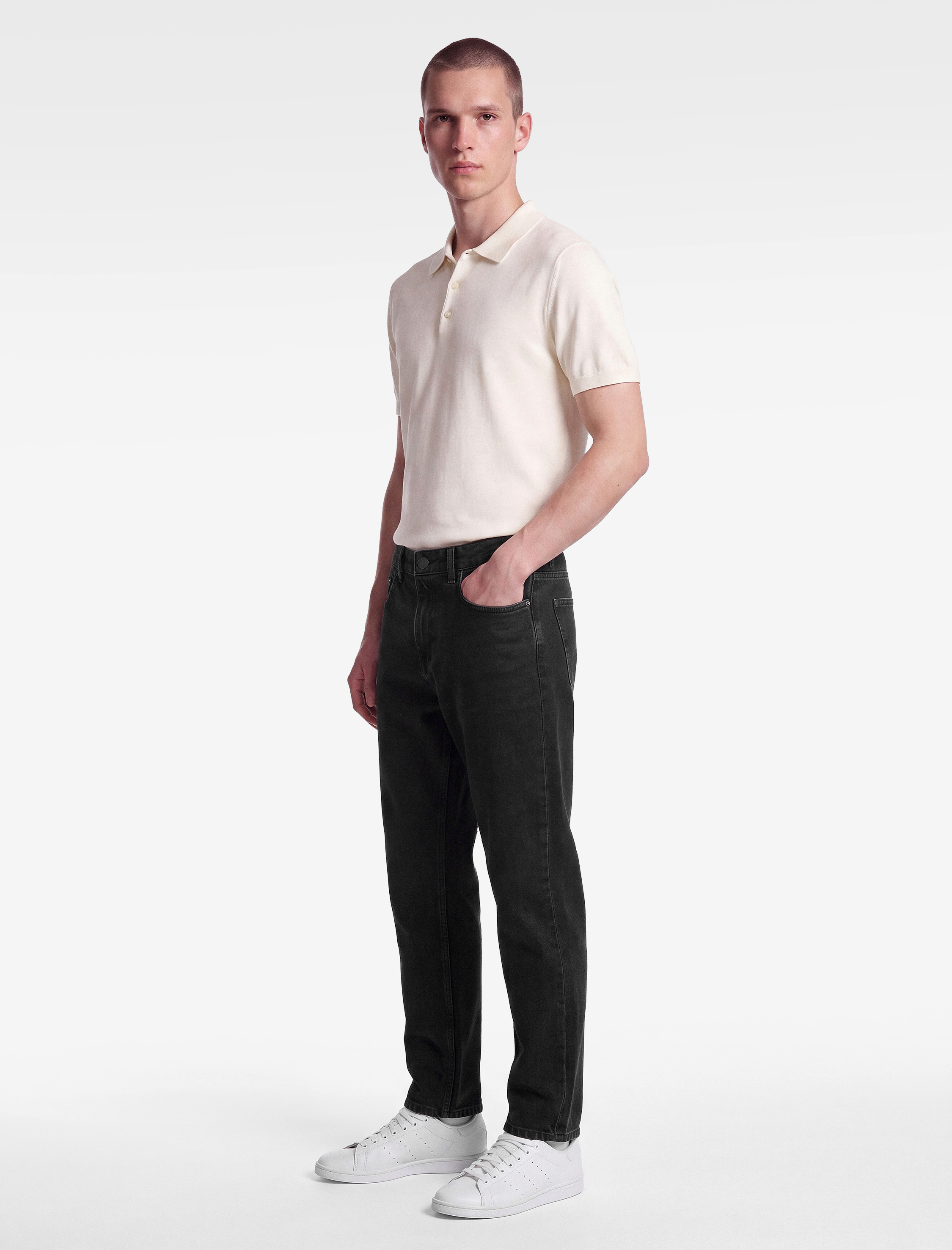   Normal Bel Pamuklu 5 Cepli Tapered Fit Jean Pantolon