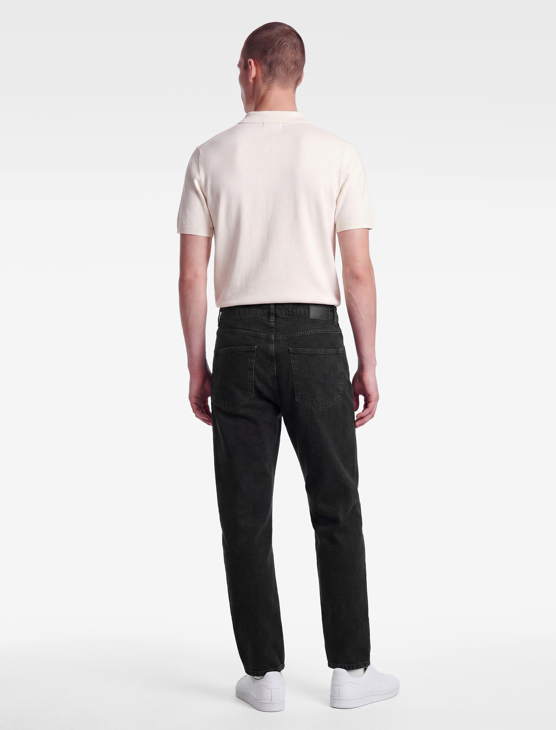   Normal Bel Pamuklu 5 Cepli Tapered Fit Jean Pantolon