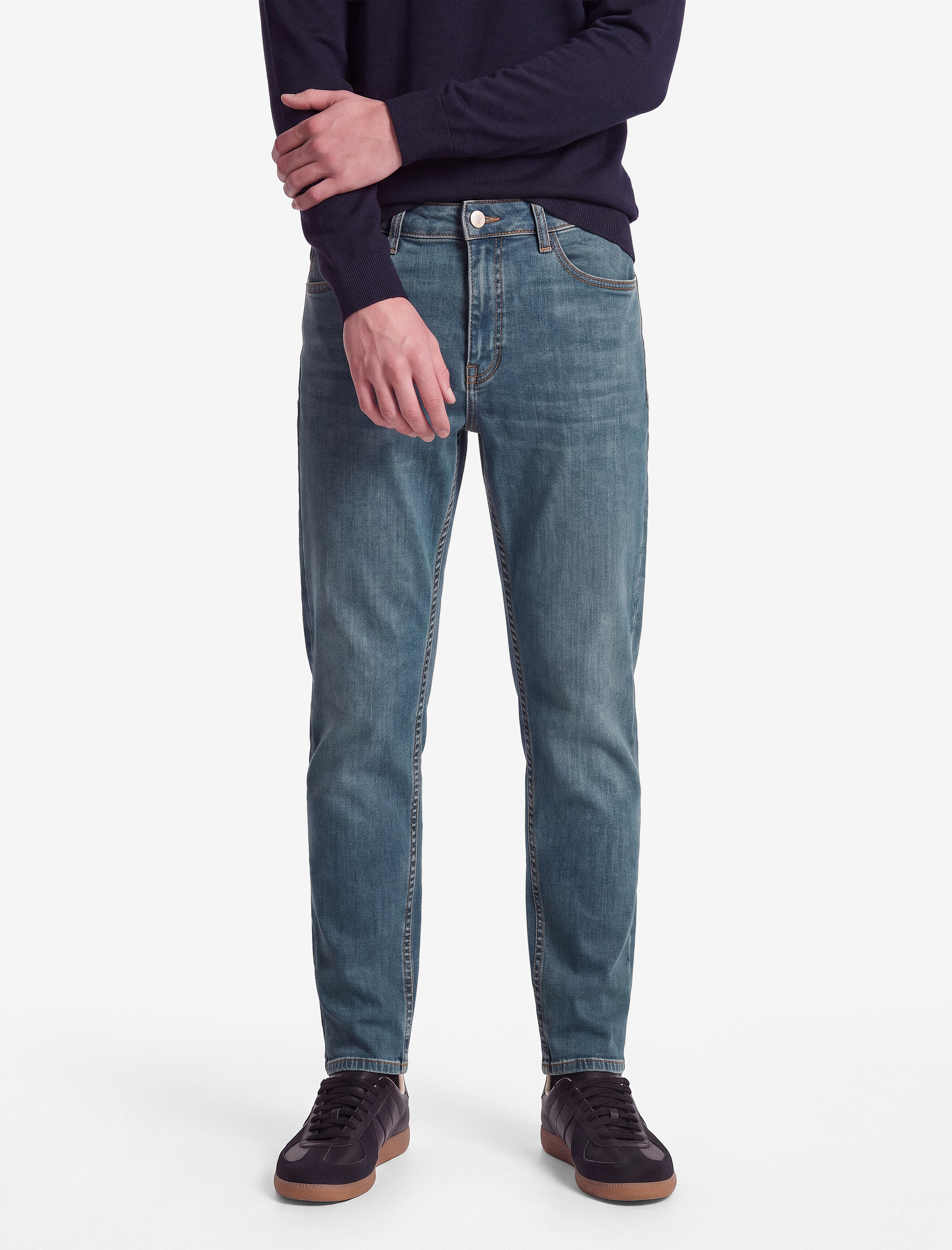   Regular Fit Cepli Pamuklu Tapered Jean Pantolon - Joe Jean