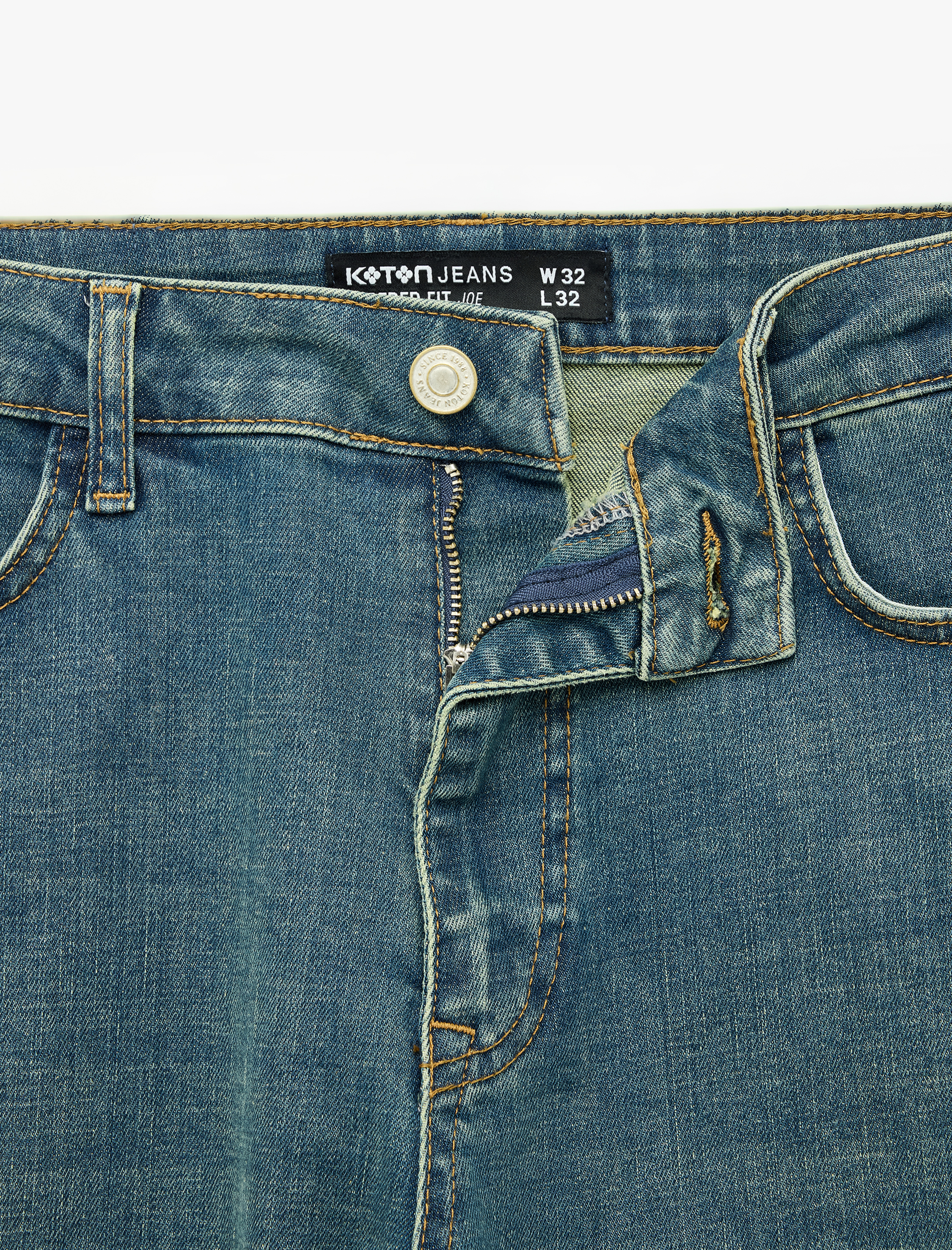   Regular Fit Cepli Pamuklu Tapered Jean Pantolon - Joe Jean