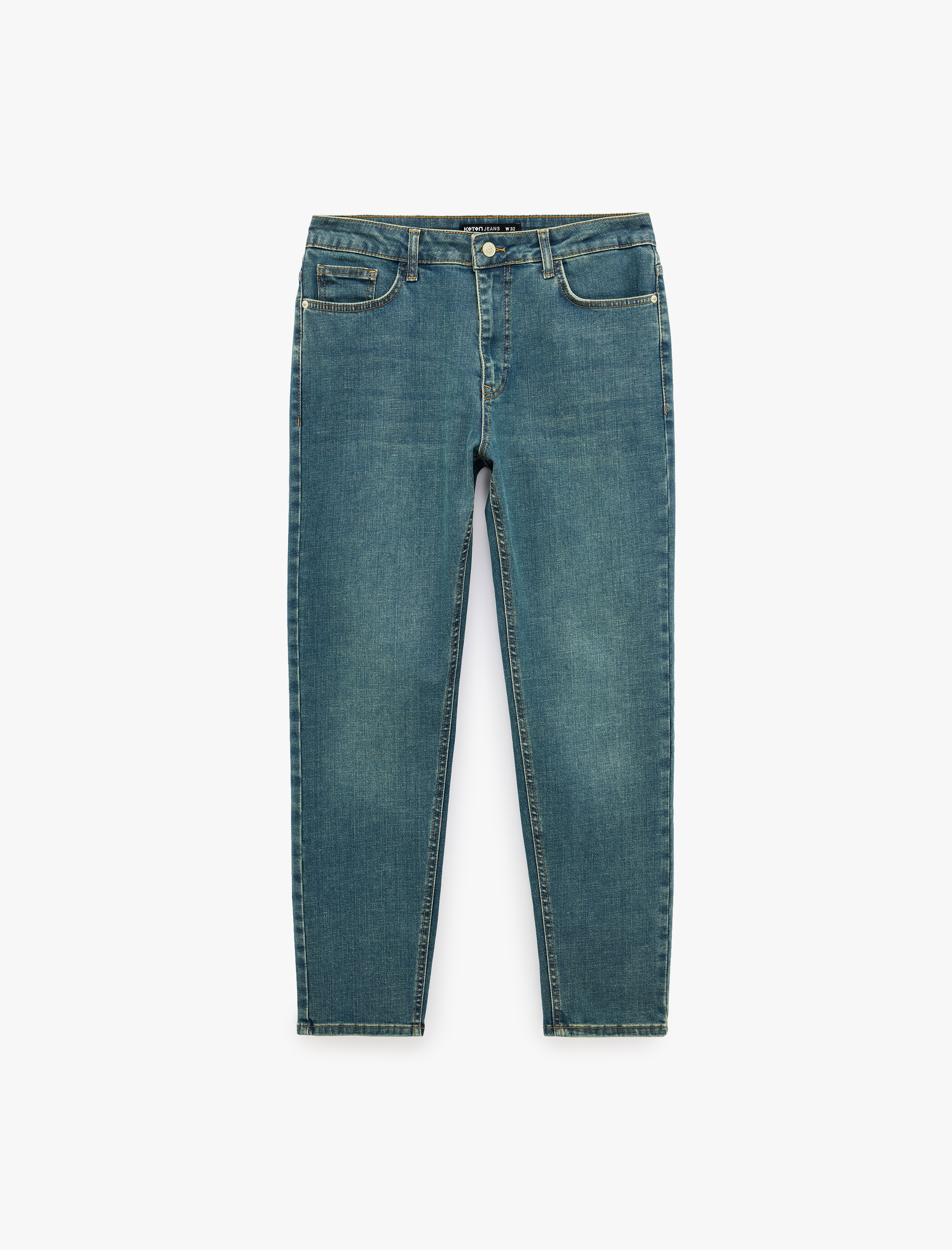   Regular Fit Cepli Pamuklu Tapered Jean Pantolon - Joe Jean