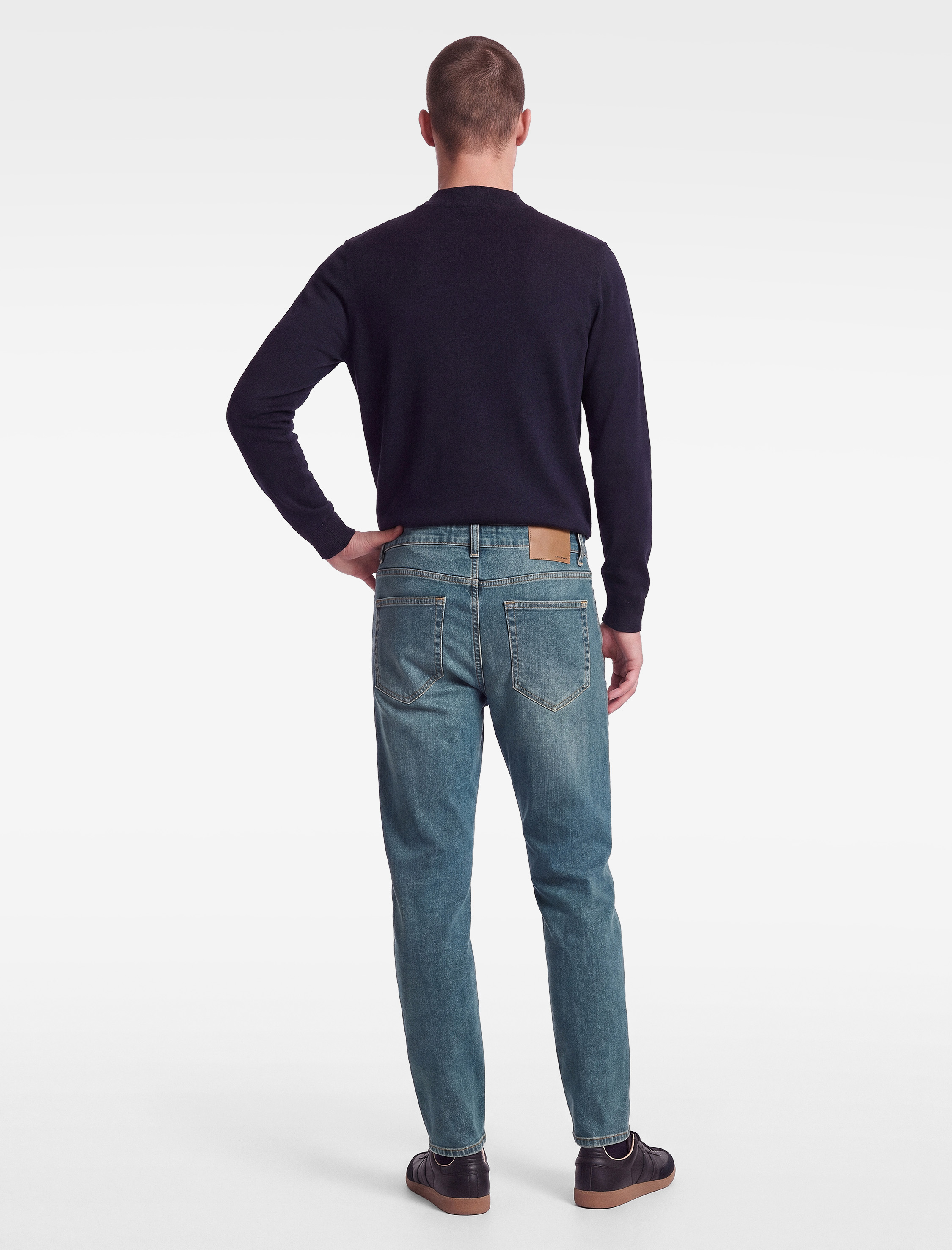   Regular Fit Cepli Pamuklu Tapered Jean Pantolon - Joe Jean
