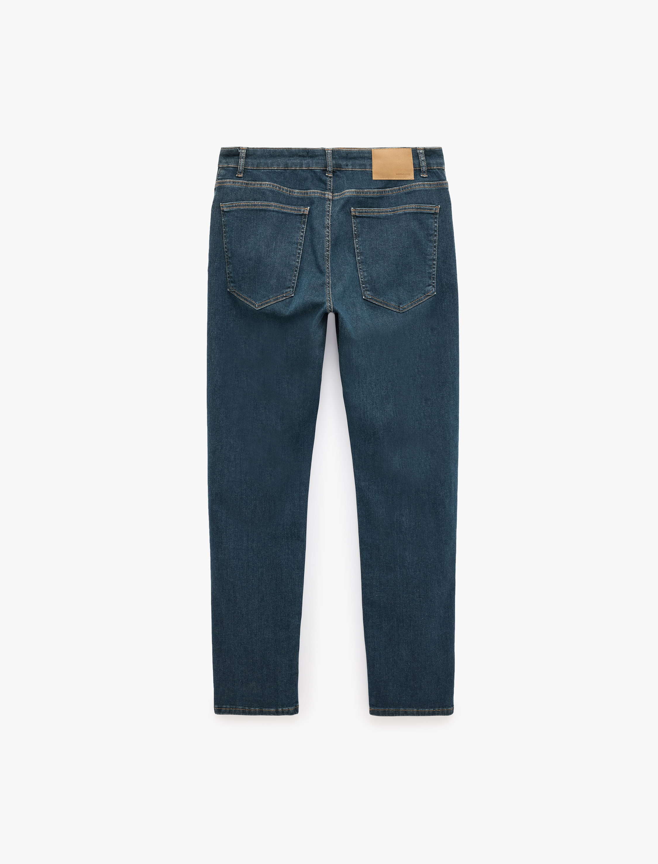   Normal Bel Cepli Pamuklu Slim Fit Jean Pantolon - Brad Jean