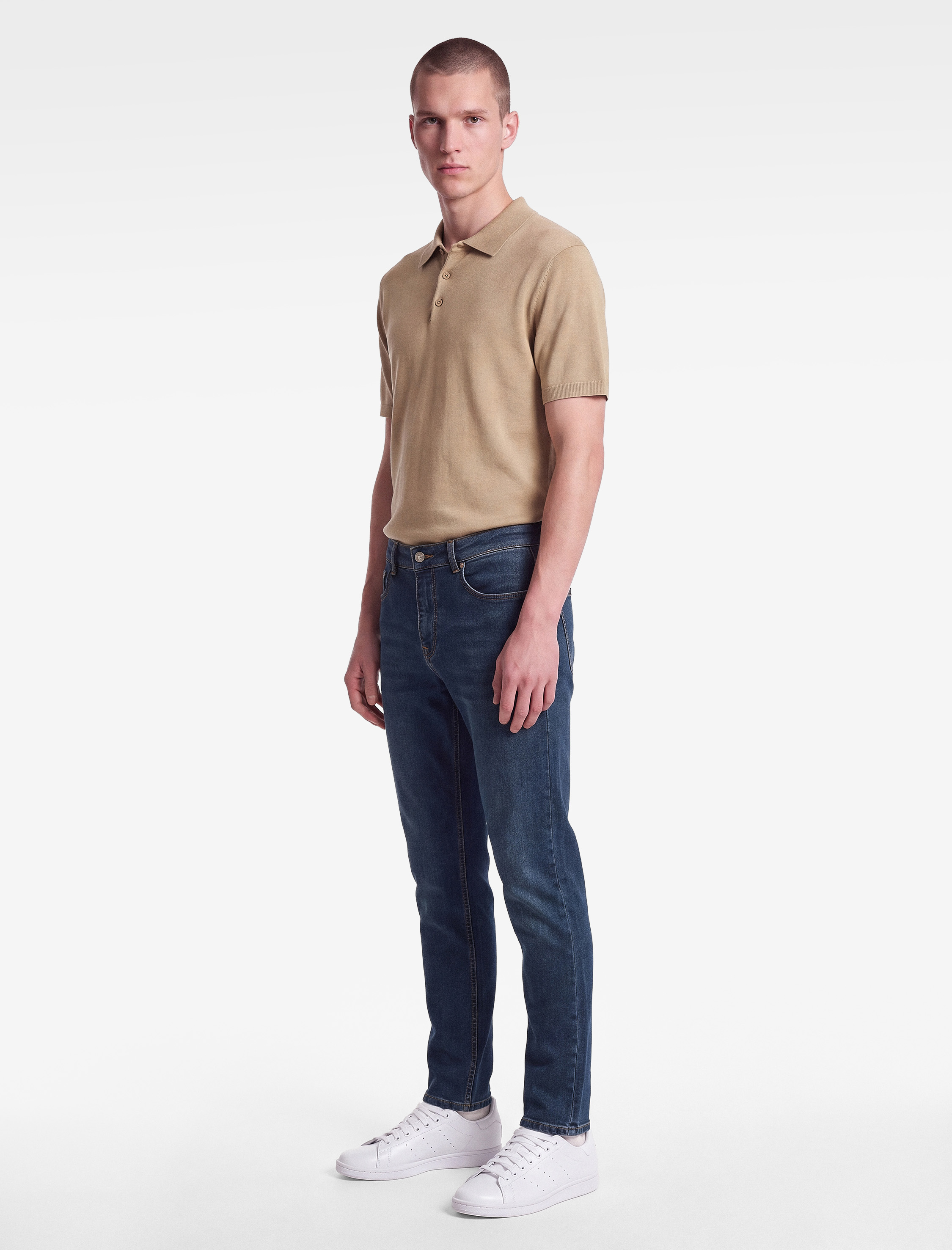   Normal Bel Cepli Pamuklu Slim Fit Jean Pantolon - Brad Jean