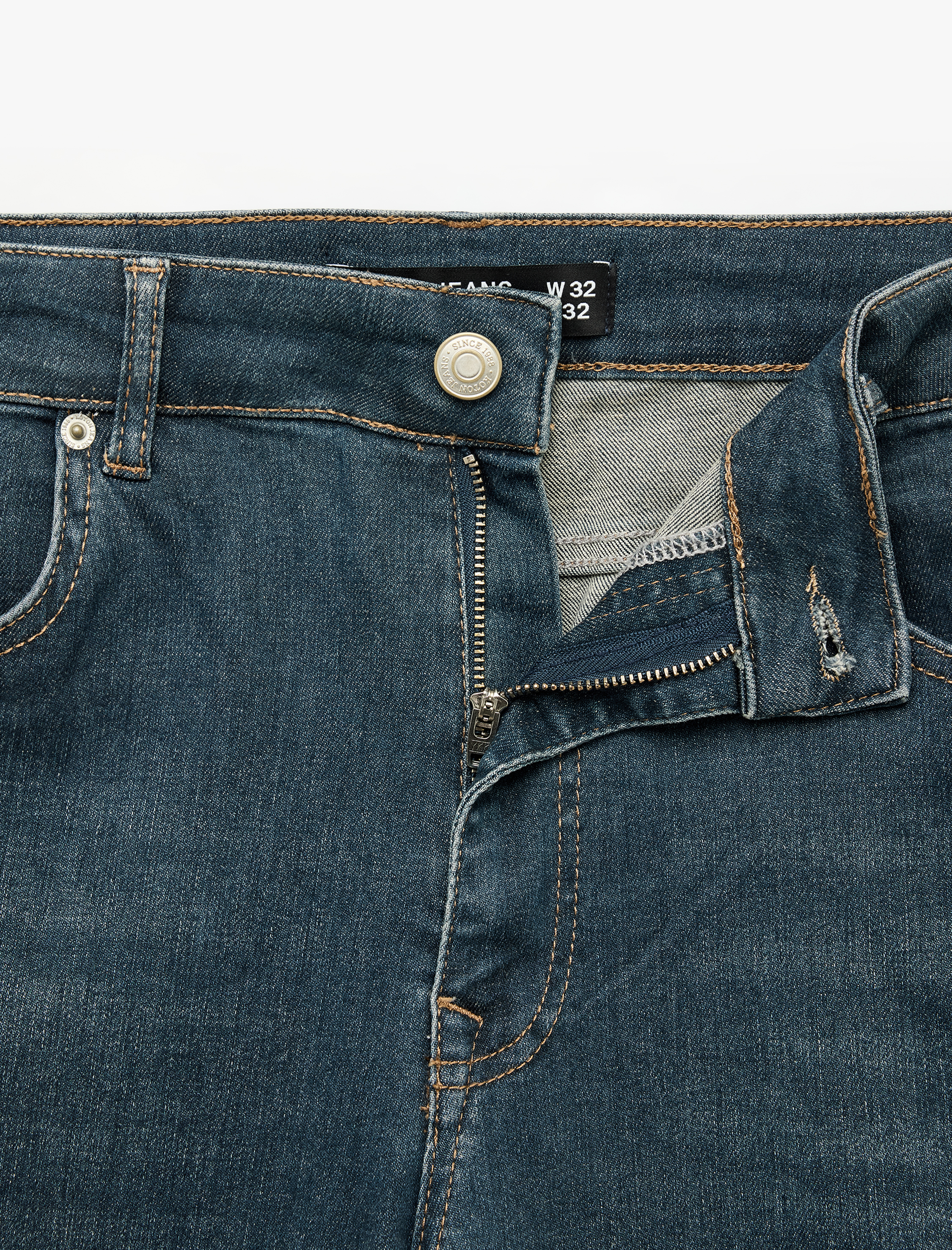   Normal Bel Cepli Pamuklu Slim Fit Jean Pantolon - Brad Jean