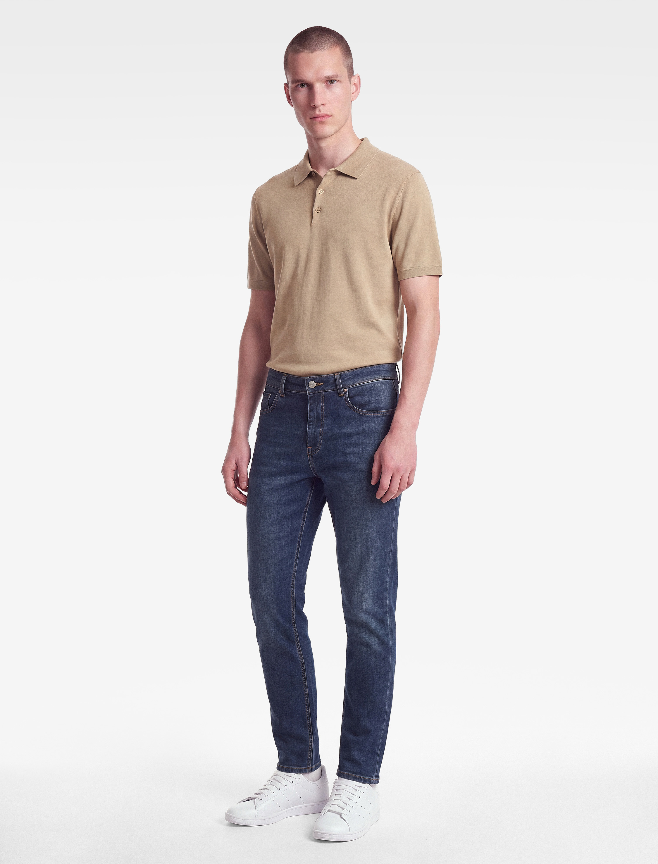   Normal Bel Cepli Pamuklu Slim Fit Jean Pantolon - Brad Jean