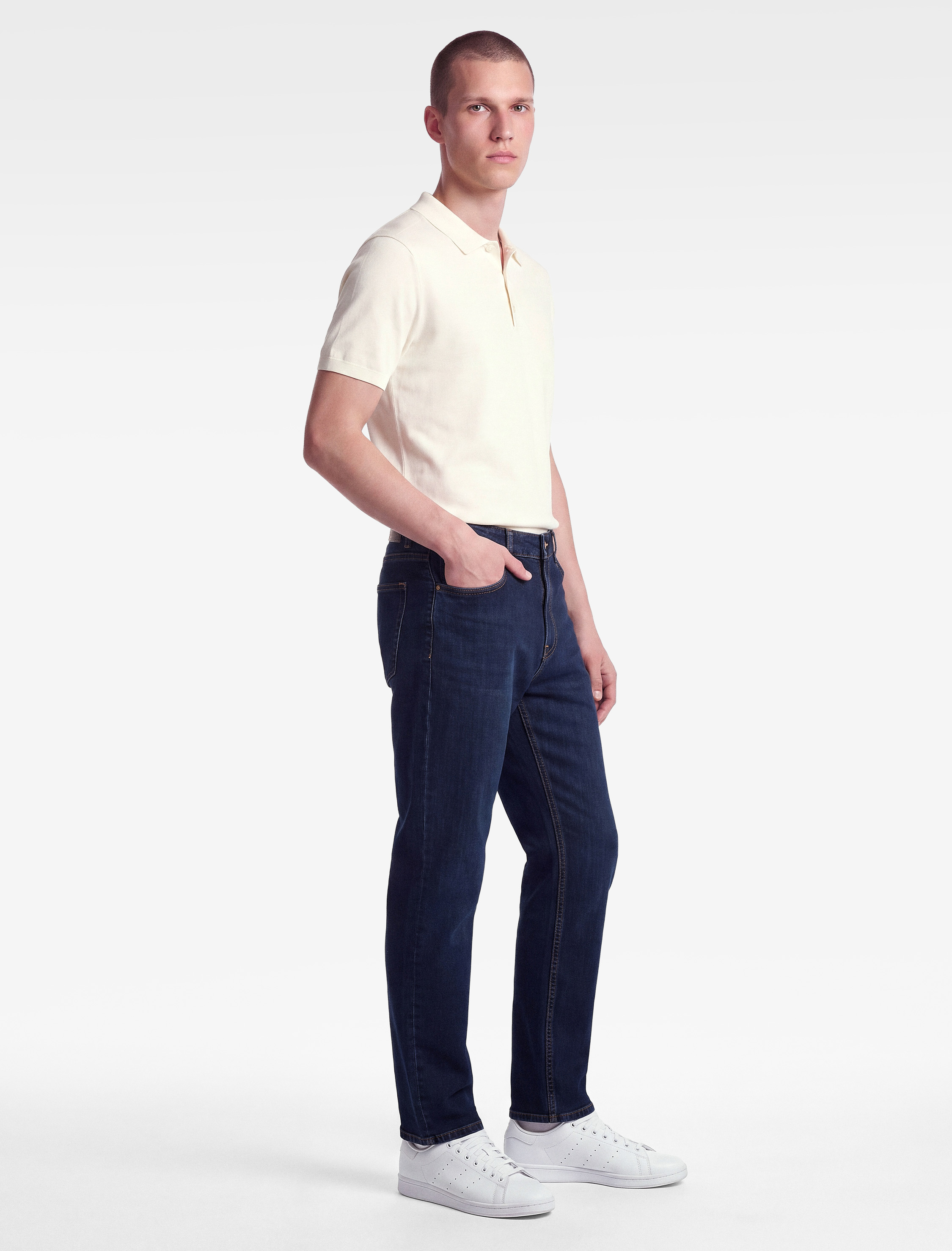   Pamuklu 5 Cepli Slim Fit Jean Pantolon - Brad Jean