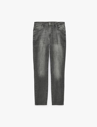 Normal Bel Cepli Skinny Fit Jean Pantolon - Michael Jean