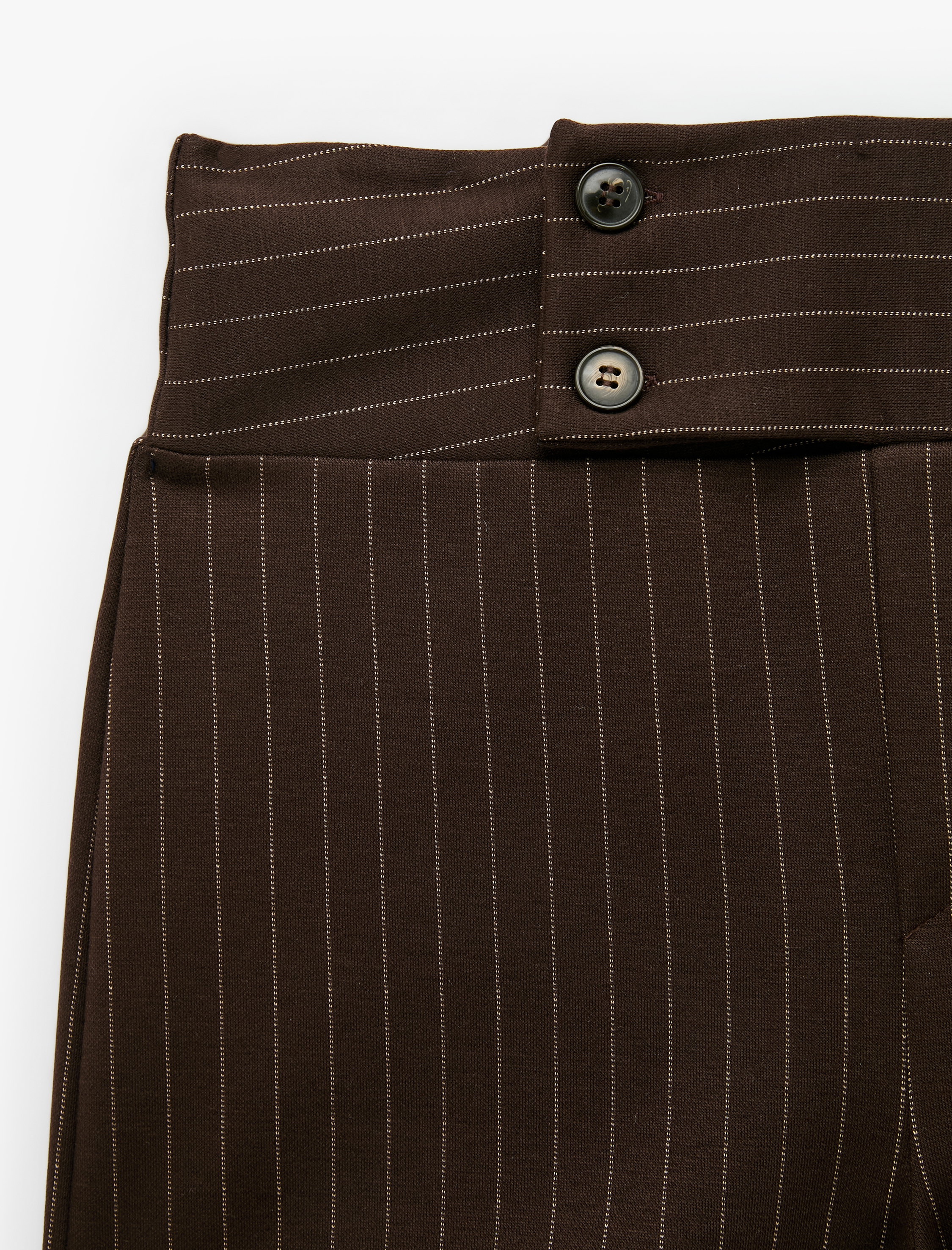   Slim Fit Düşük Bel Çizgili Mini Şort