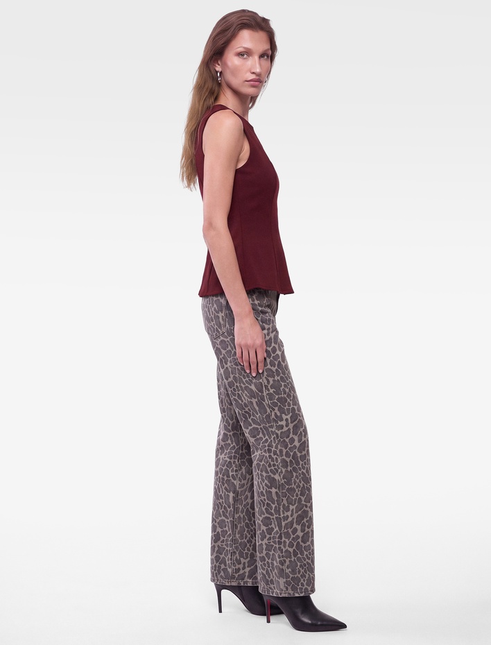  Bisiklet Yaka Slim Fit Peplum Bluz