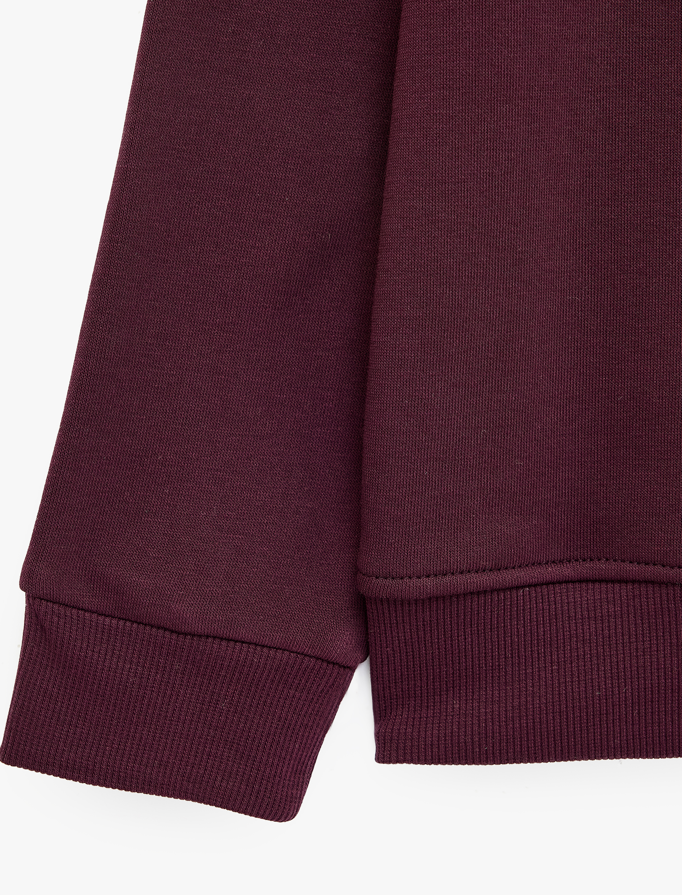  Kız Çocuk Fiyonk Baskılı Bisiklet Yaka Uzun Kollu Sweatshirt
