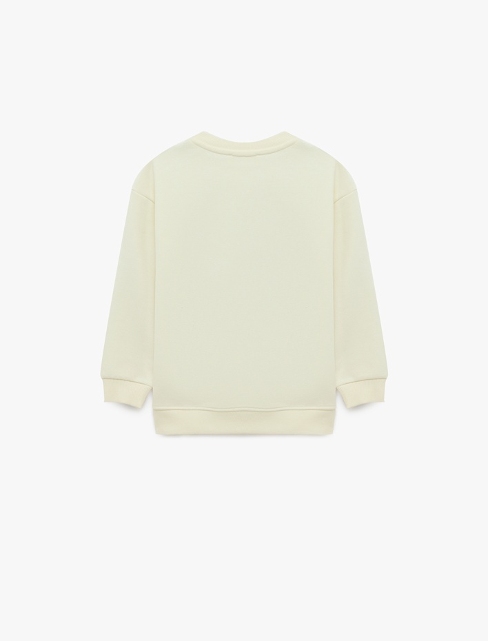 Erkek Çocuk Pokemon Baskılı Şardonlu Bisiklet Yaka Uzun Kollu Lisanslı Sweatshirt